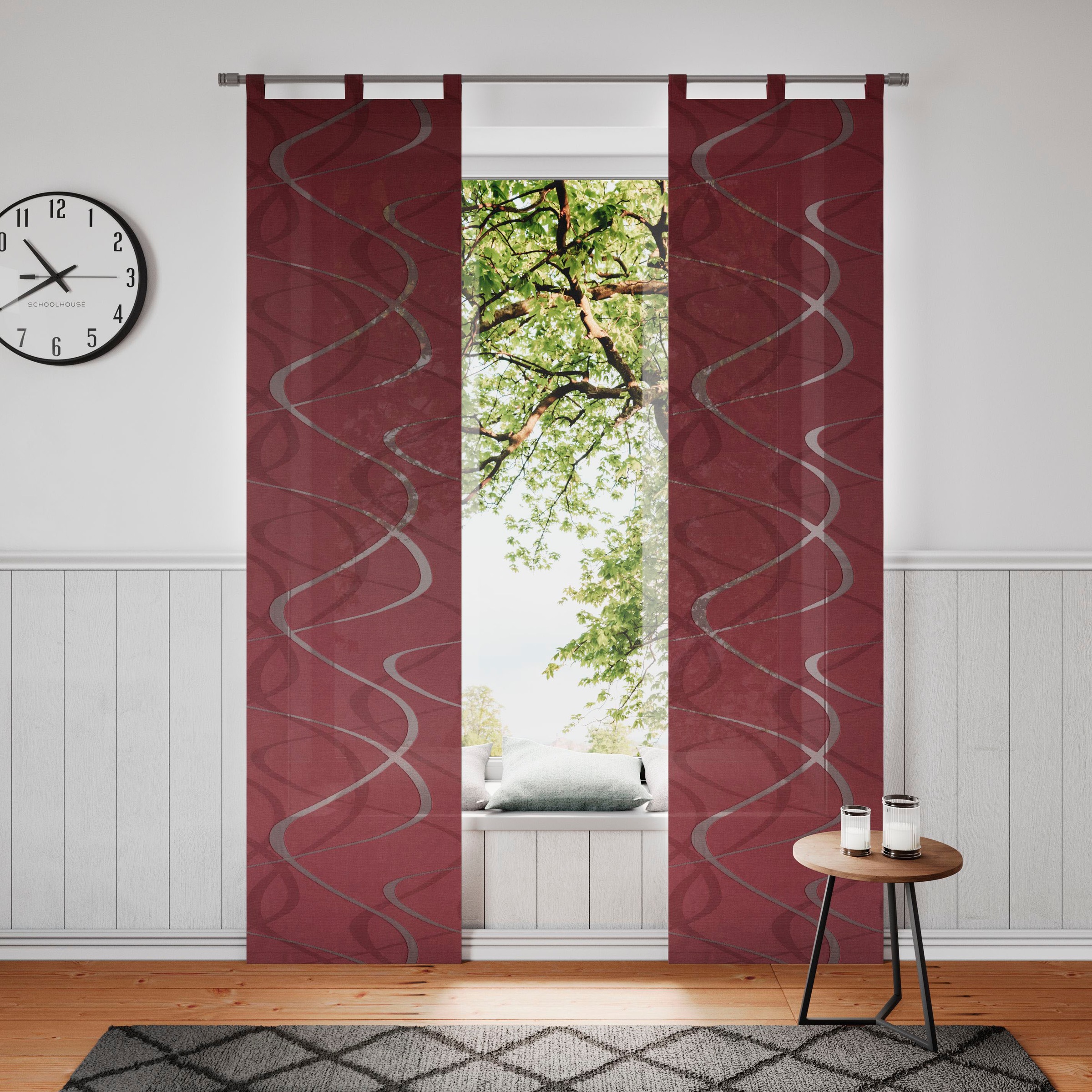 Neutex for you Schiebegardine "Pelotas" Schlaufen 1 Stk. tlg. inkl. Beschwe günstig online kaufen