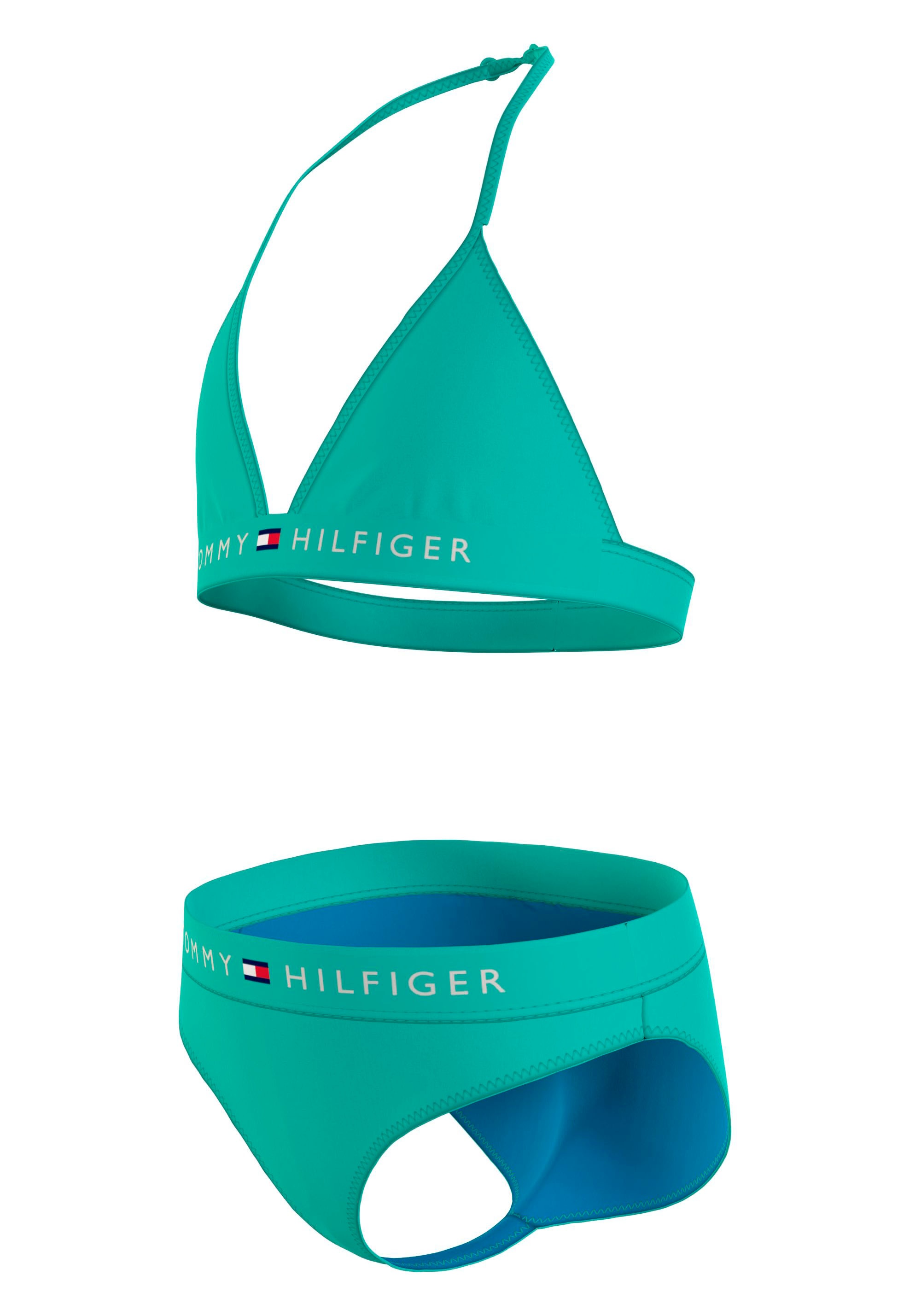 Tommy Hilfiger Swimwear Triangel-Bikini »TRIANGLE SET«, (Set, 2 St.), mit Tommy Hilfiger Markenlabel