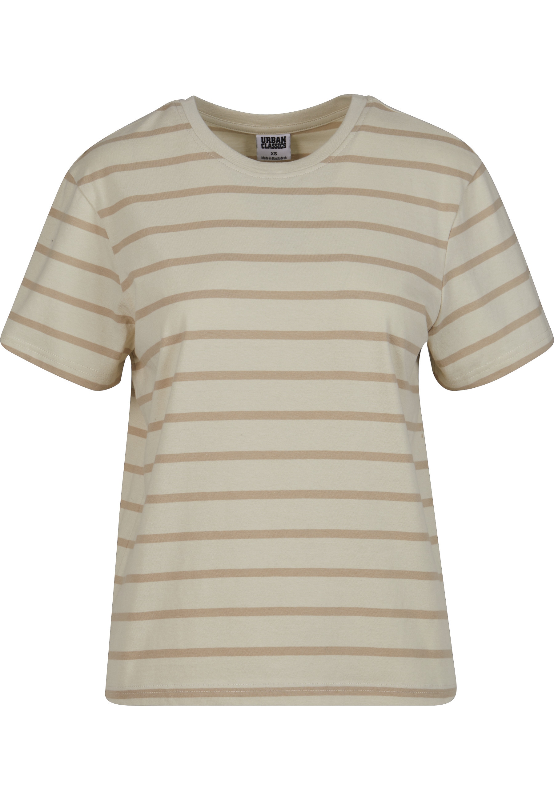 URBAN CLASSICS T-Shirt "Urban Classics Damen Ladies Striped Boxy Tee" 1 Stk günstig online kaufen
