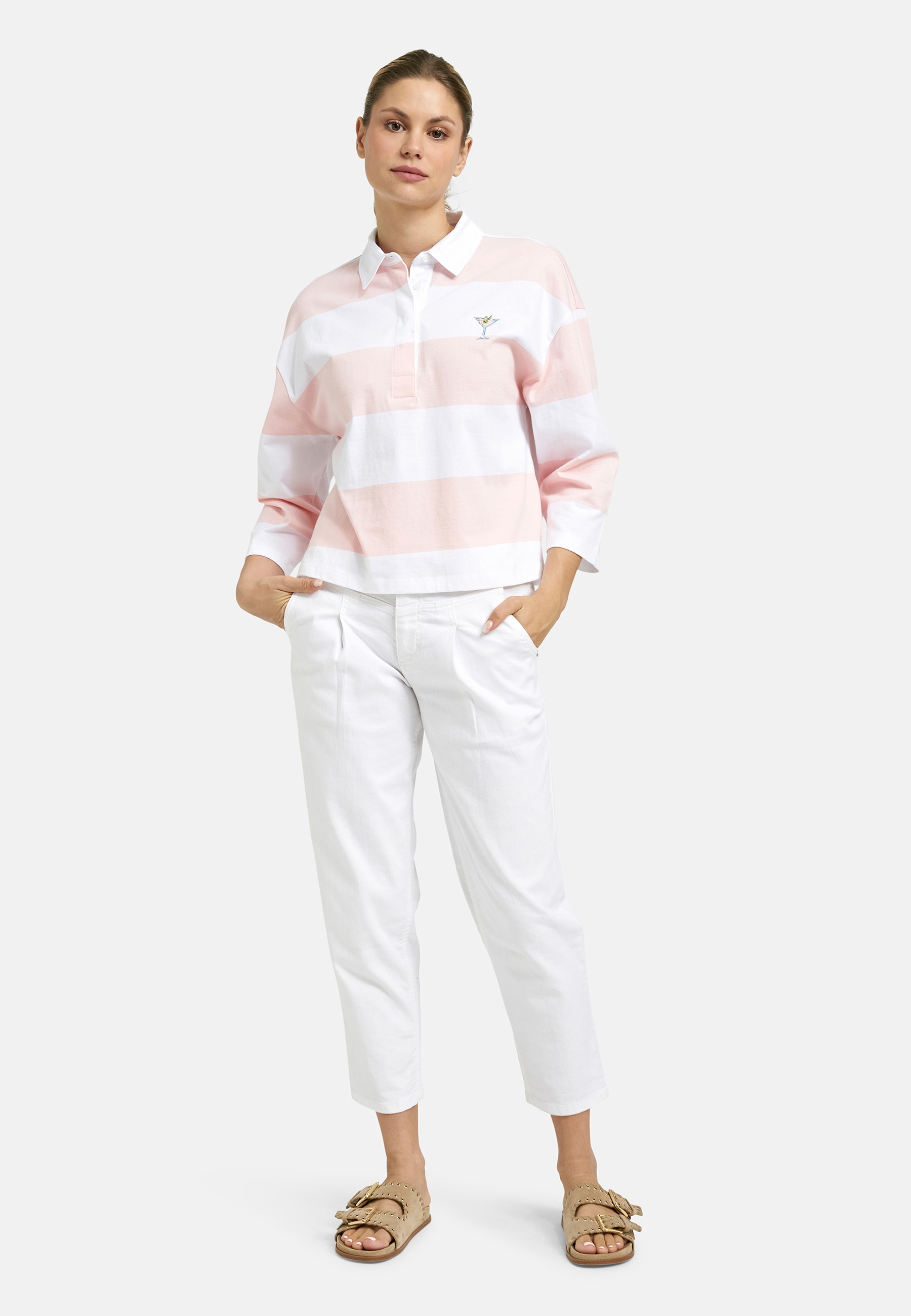Smith & Soul Poloshirt mit überschnittener Schulter