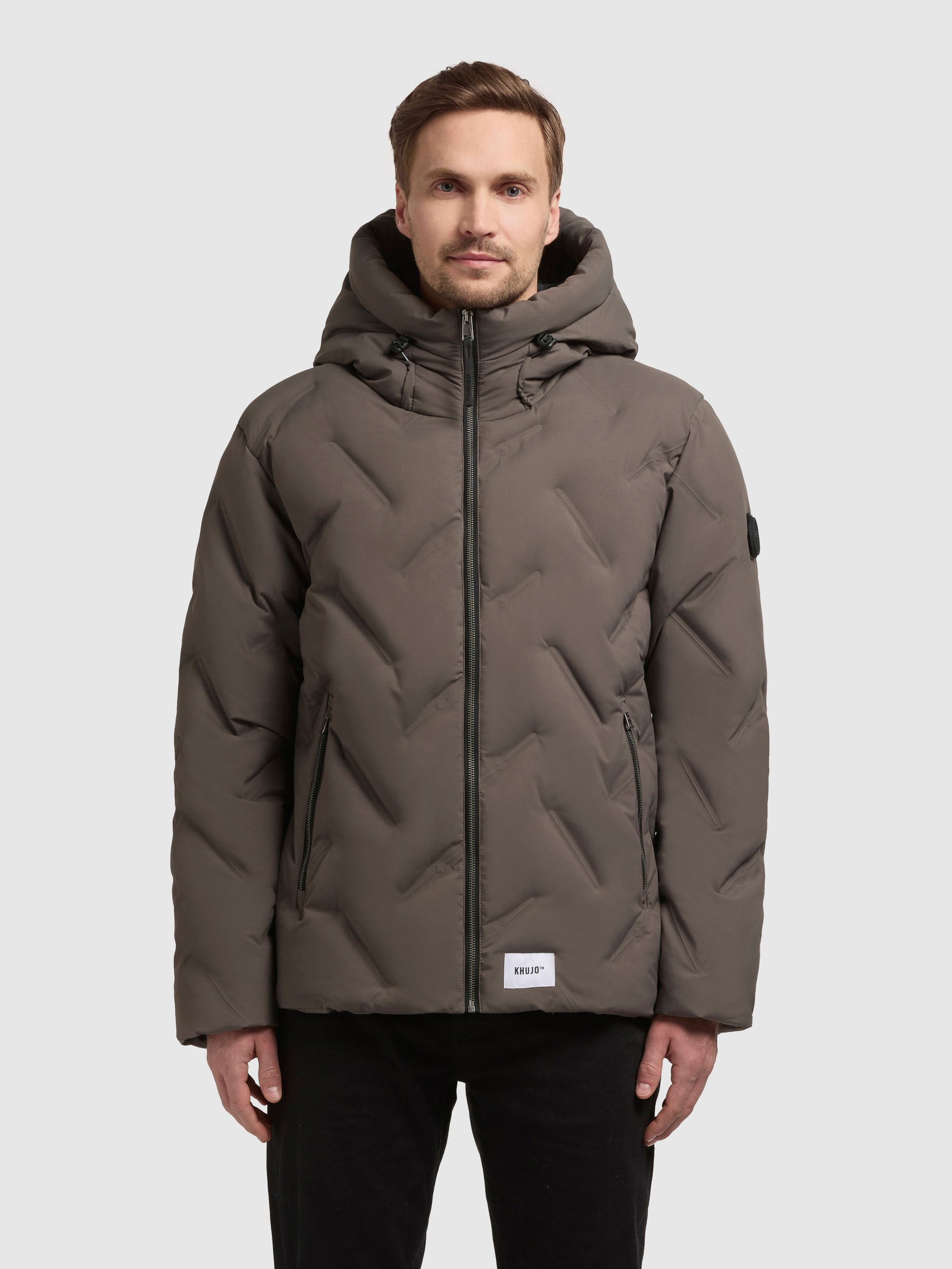 khujo Steppjacke »ONERT« mit Kapuze