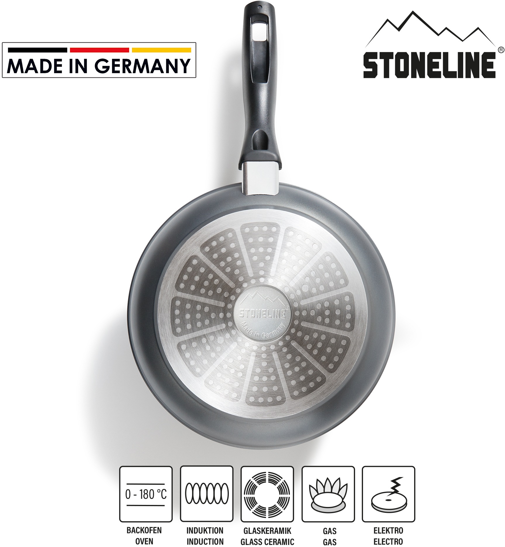Thumbnail - STONELINE Bratpfanne Aluminium 1 Stk. tlg. STONELINE- Keramikbeschichtung, Induktion