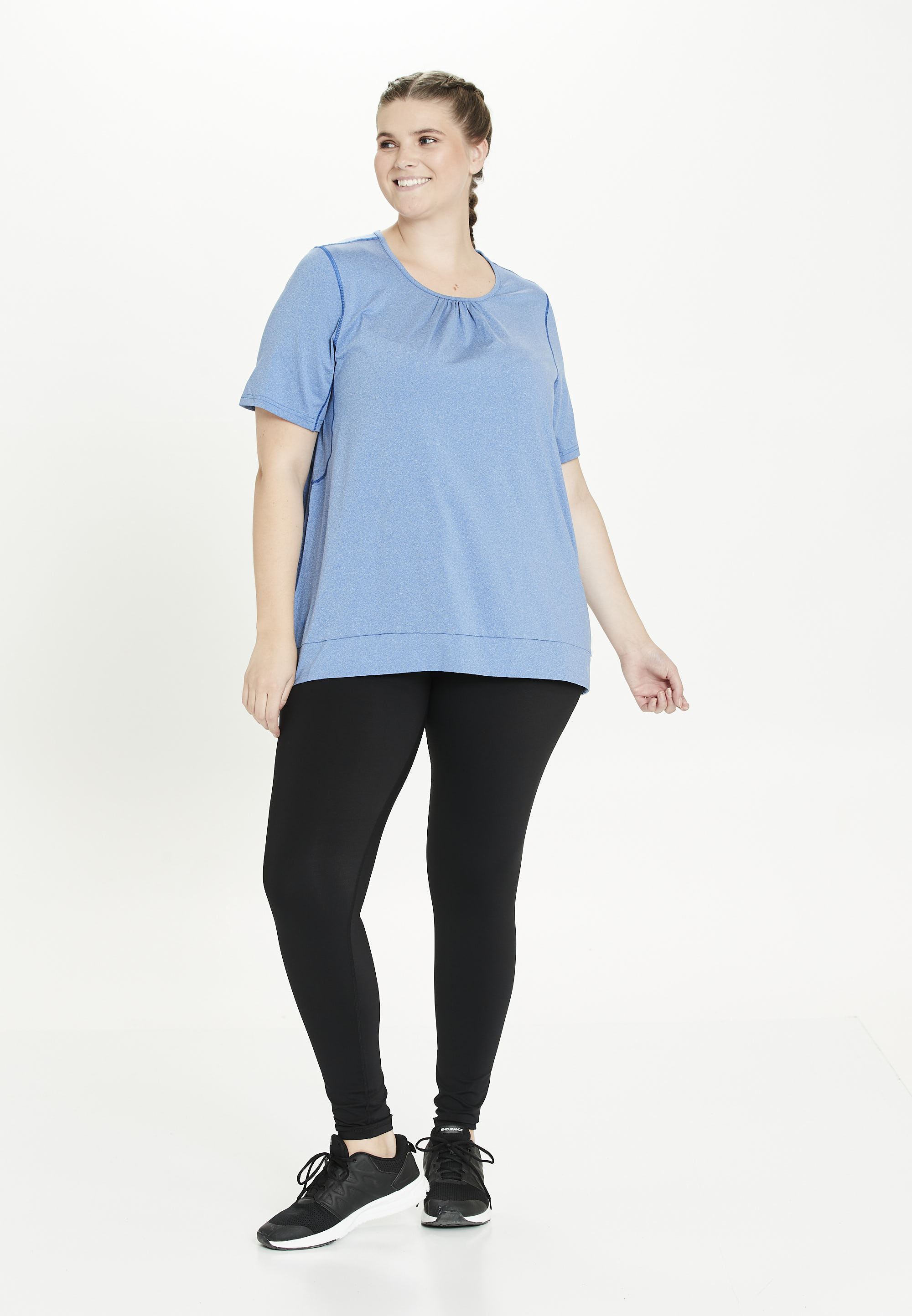 Q by Endurance Funktionsshirt »BREE MELANGE«, (1 tlg.), mit QUICK DRY-Technologie