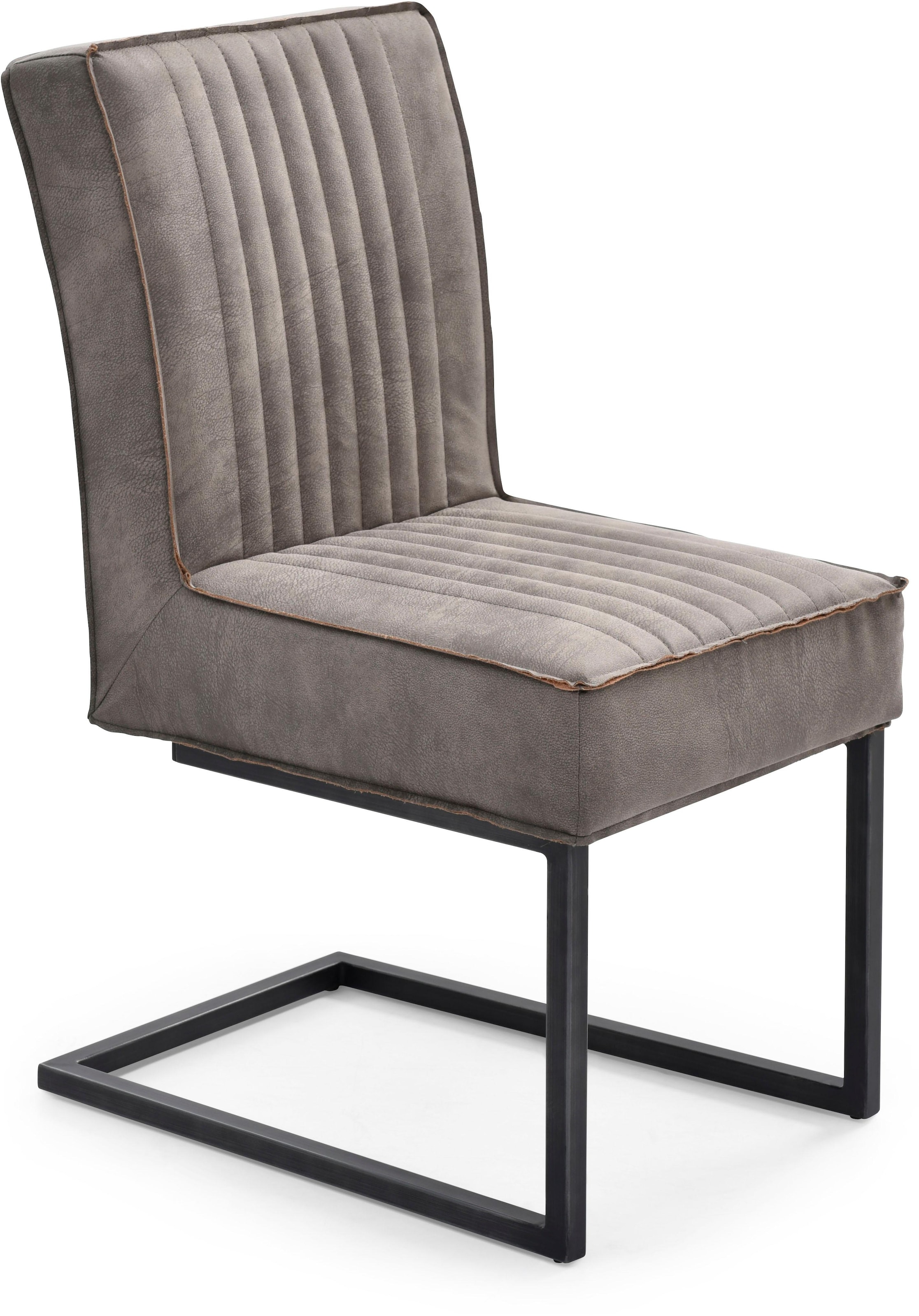 Home affaire Stuhl "David" (Set) 2 Stk. Microfaser mit bequemer Federkernpo günstig online kaufen