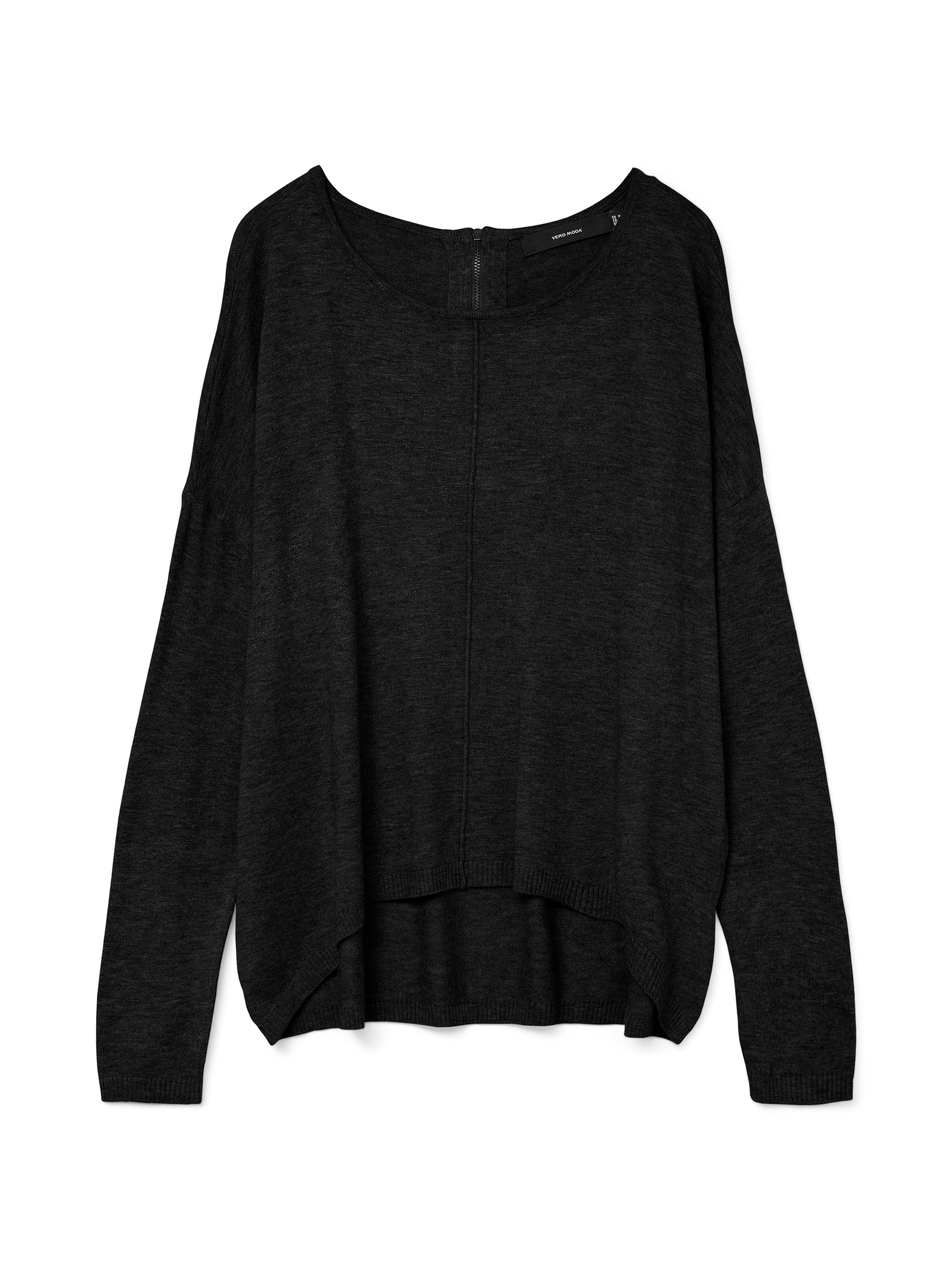 Vero Moda Rundhalspullover »VMBREEZE AURA LS ZIPPER BLOUSE NOOS«