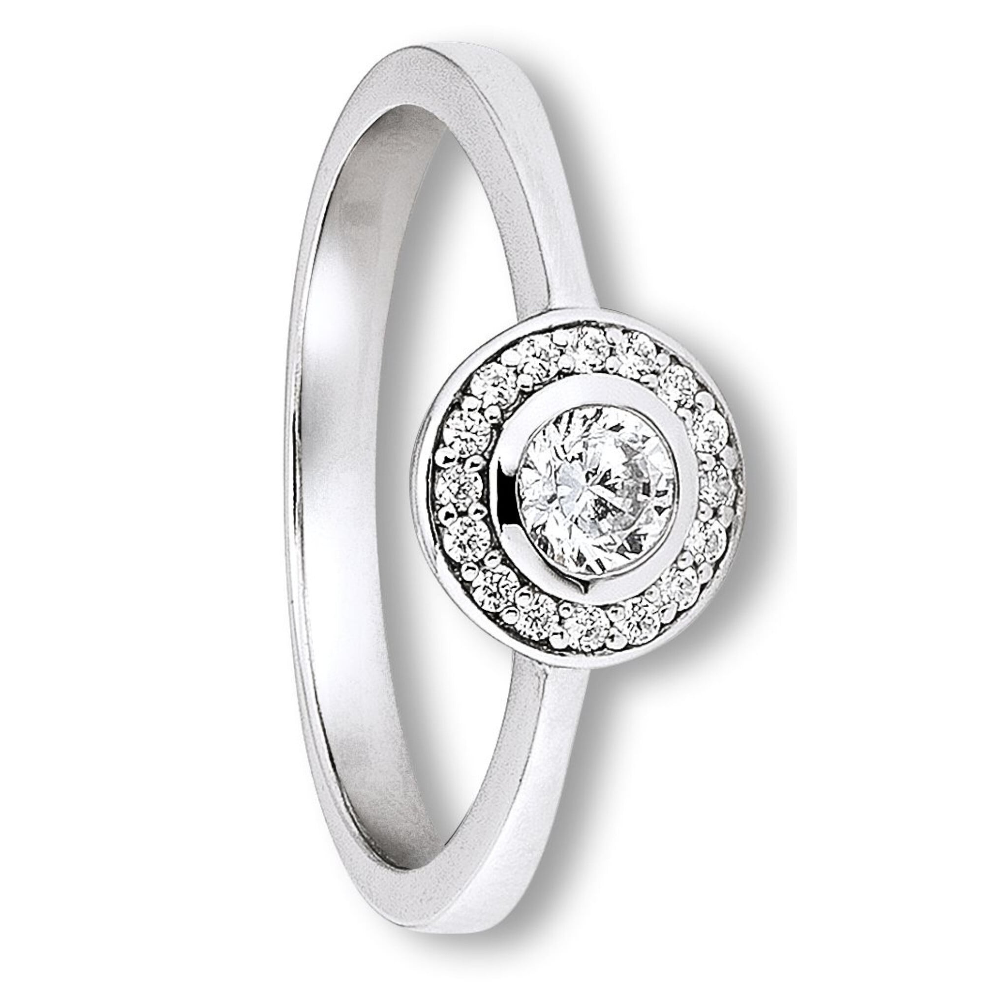 Silberring »Zirkonia Ring aus 925 Silber«, Damen Silber Schmuck