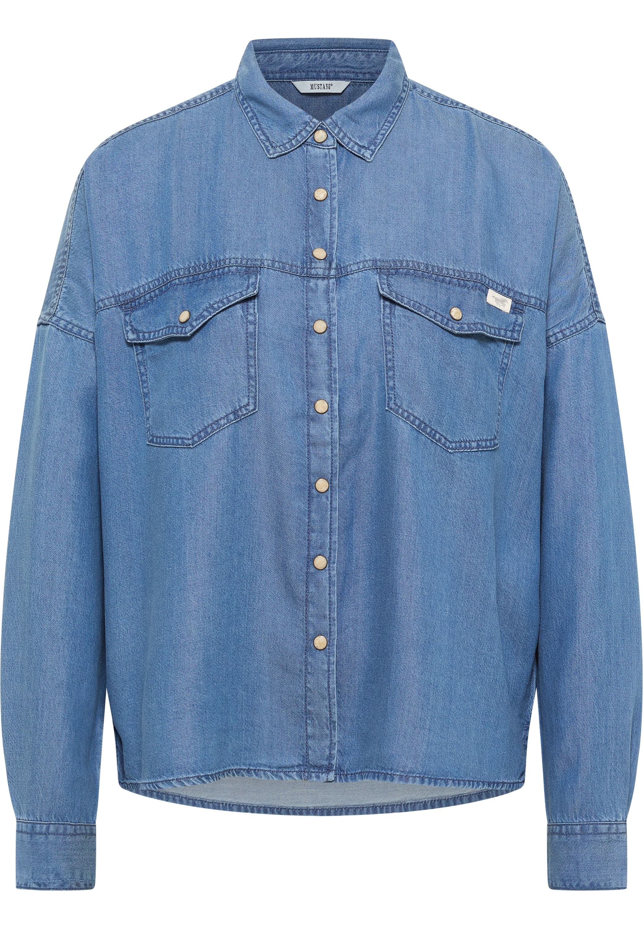 MUSTANG Langarmbluse »Damen Style Dakota Shirt«