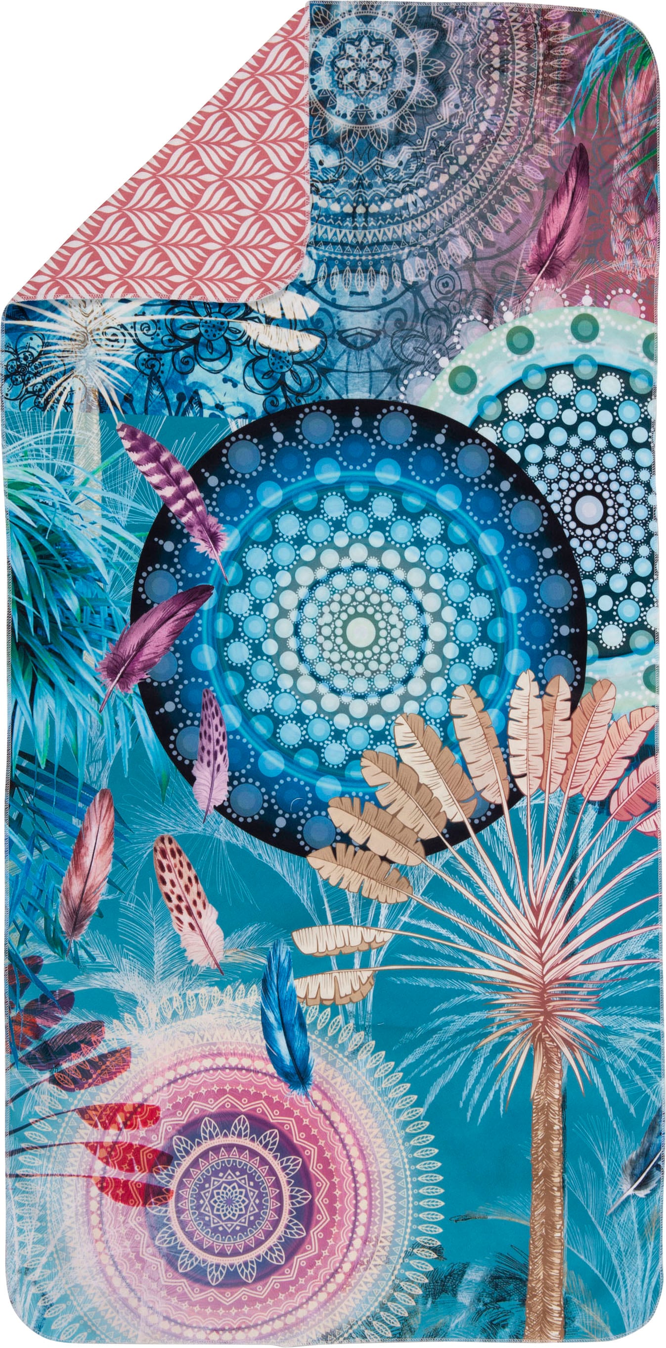 hip Strandtuch "Kanya" Mikrofaser, 75x180, Schnelltrocknend, Reisen, Sport, günstig online kaufen