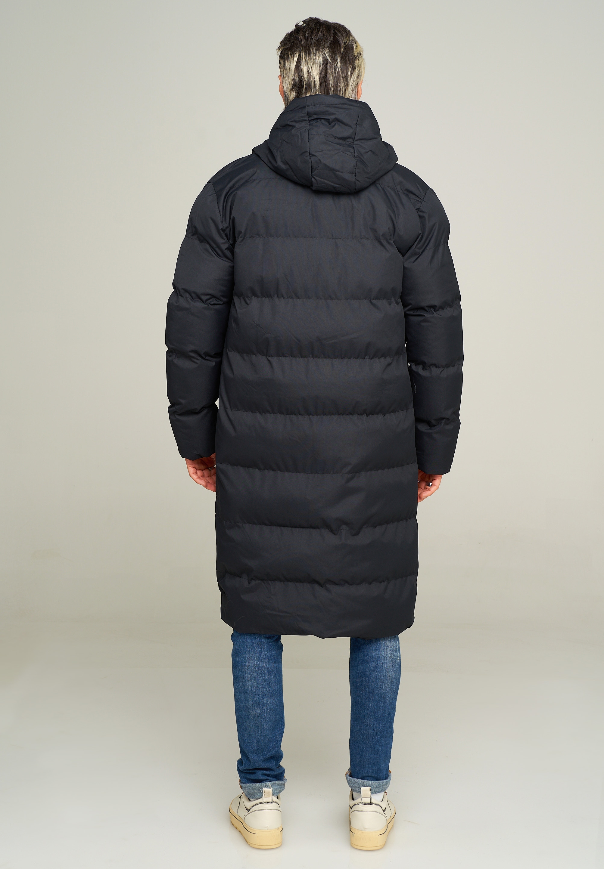 behype Parka »LONGLINE PUFFER PARKA«, mit Kapuze