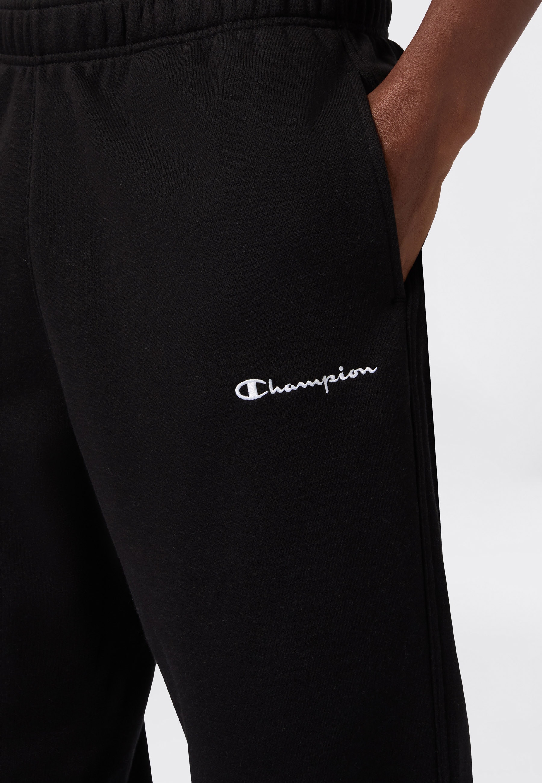 Champion Jogginghose »ICONS Straight Hem Pants Fleece«, (1 tlg.)