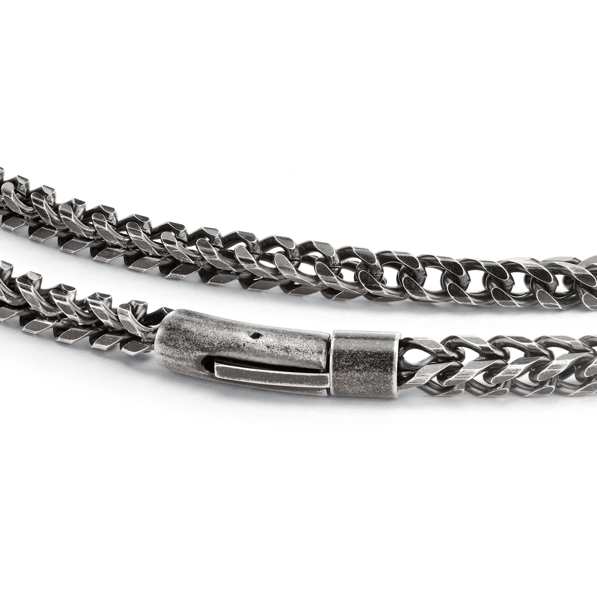 FYNCH-HATTON Gliederkette »Schmuck Edelstahl Halskette The Foxtail Chain Fuchsschwanz«