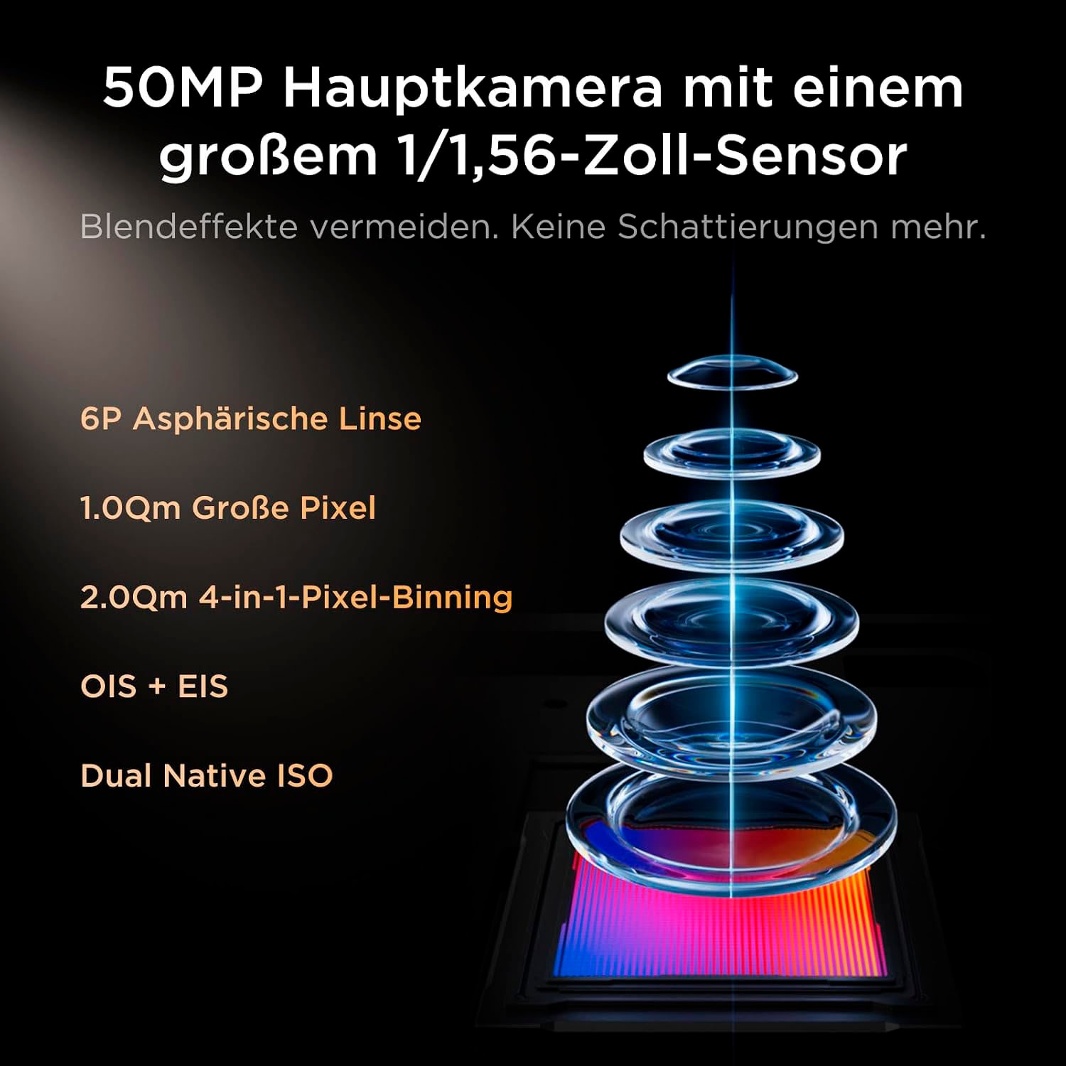 TCL Smartphone »P80 Pro 8+256GB« Sunlit Gold NXTPAPER-Technologie