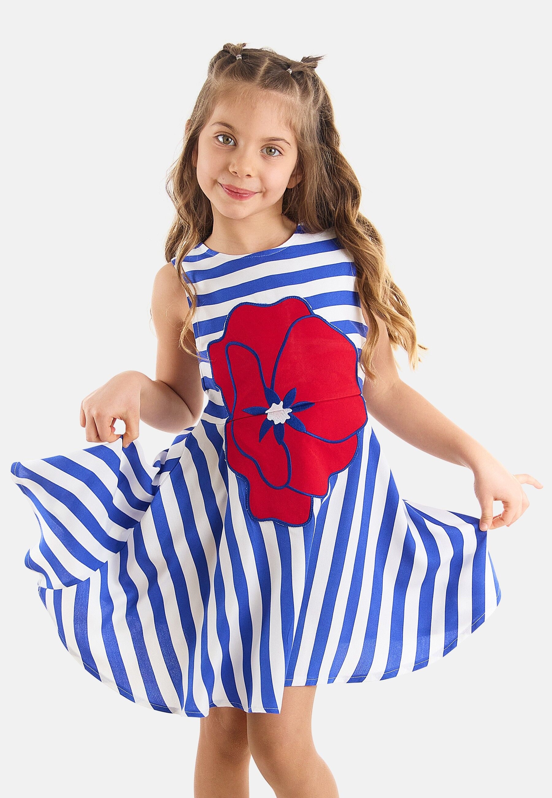 Shirtkleid »Poppy Striped«, mit Poppy-Applikation