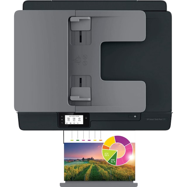 HP Multifunktionsdrucker »Smart Tank Plus 570«, HP+ Instant Ink kompatibel  | BAUR