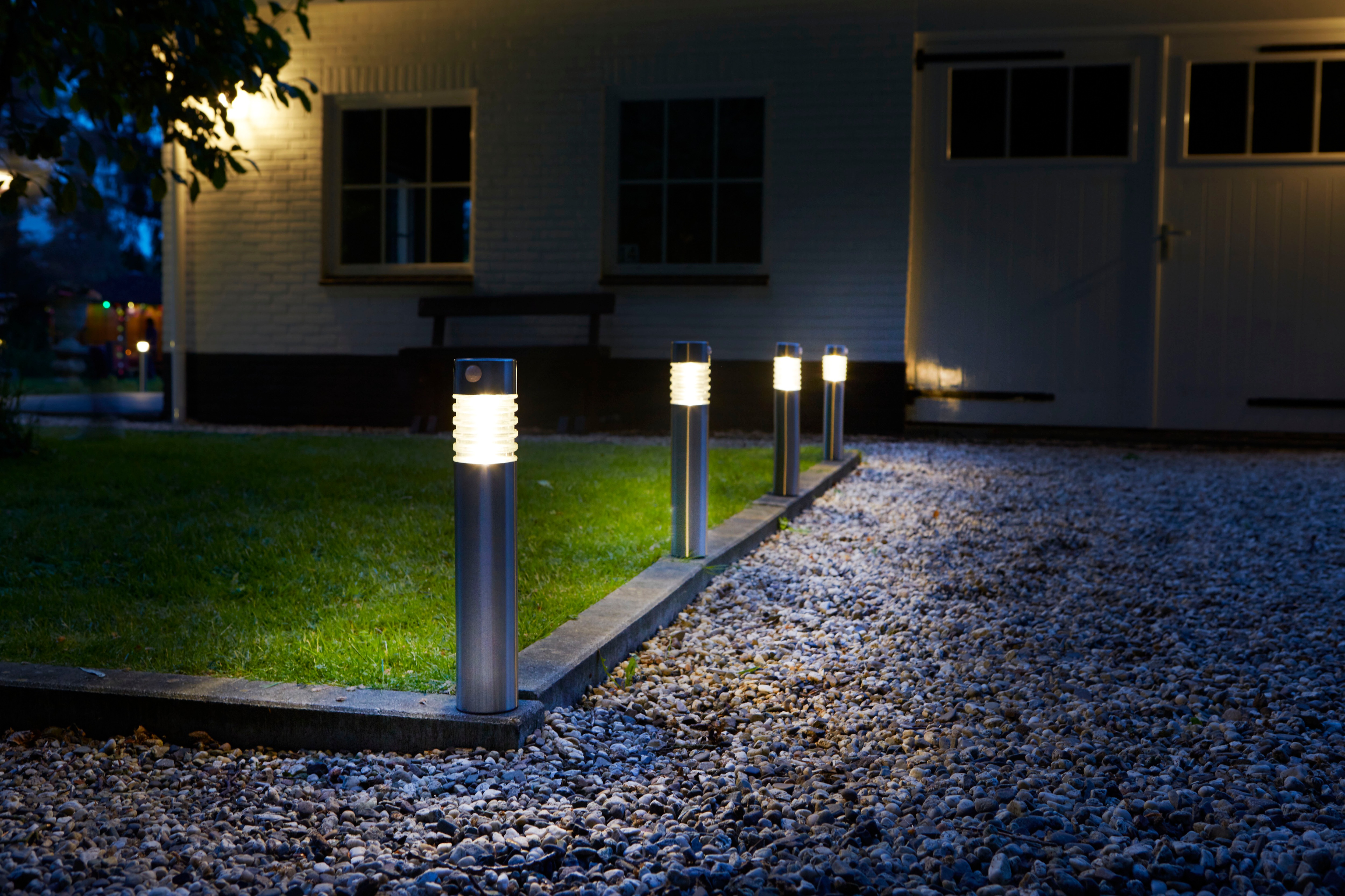 Thumbnail - LUXFORM Gartenleuchte "Solar-Intelligente Hybrid-Gartenlampe - Arizona", Leuchtmittel LED-Modul LED fest integriert, Au...