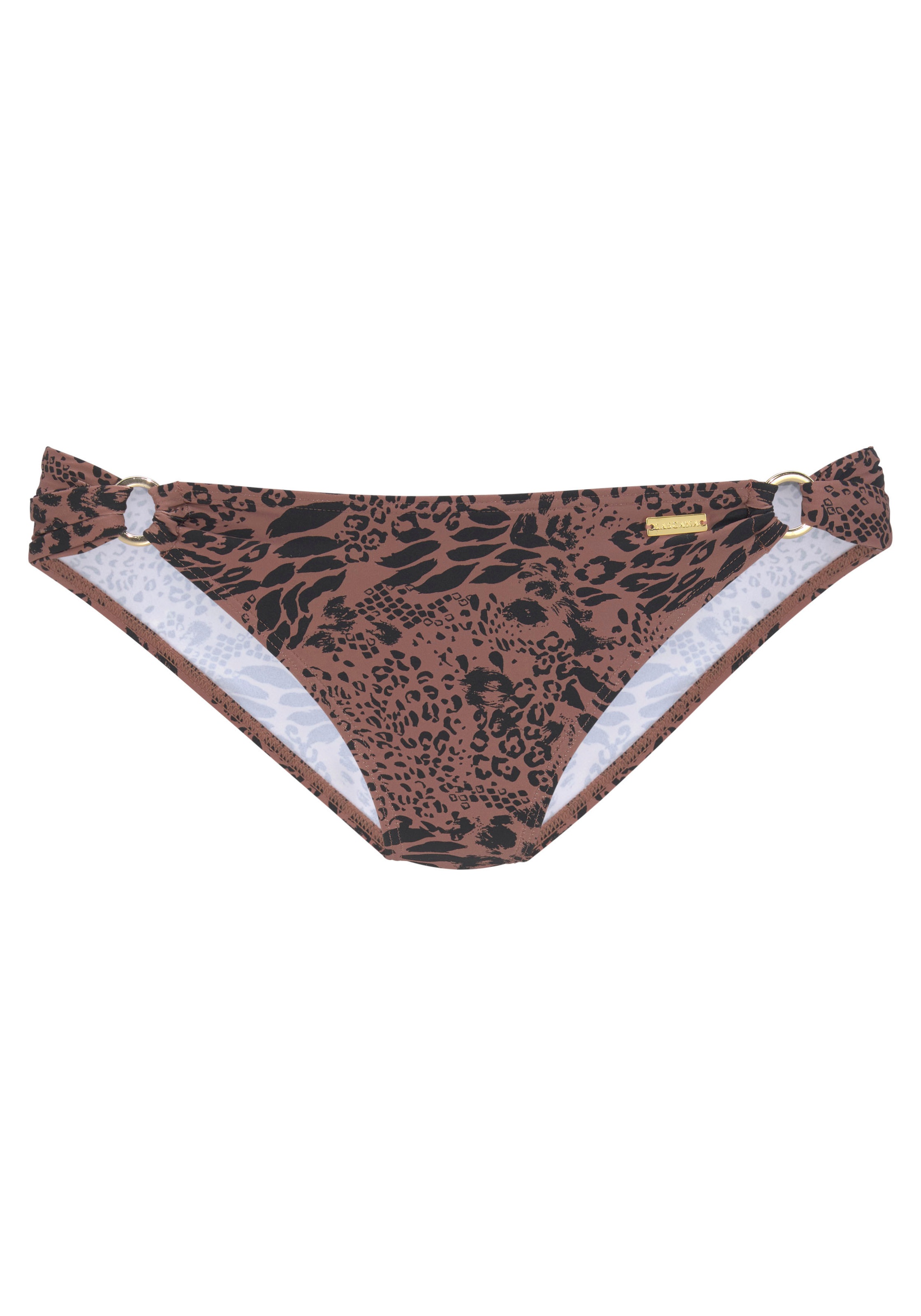 LASCANA Bikini-Hose »Asha« mit goldfarbenen Ringen
