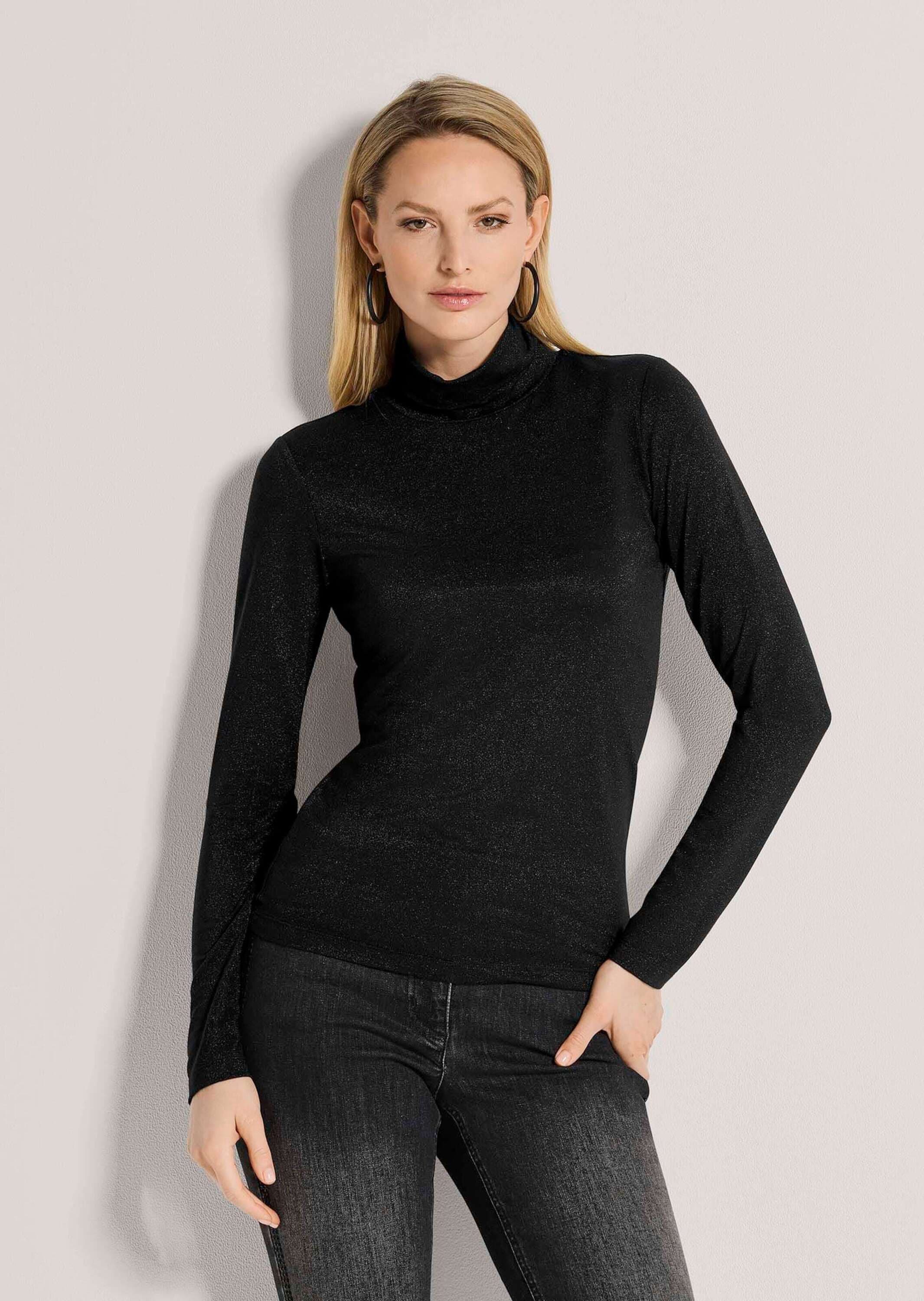 MADELEINE Langarmshirt »Shirt Glitzerndes Rollkragenshirt«