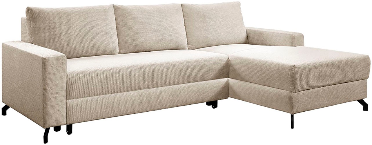 exxpo - sofa fashion Ecksofa "Quattro schlicht & zeitlos, bequem, L-Form, B günstig online kaufen