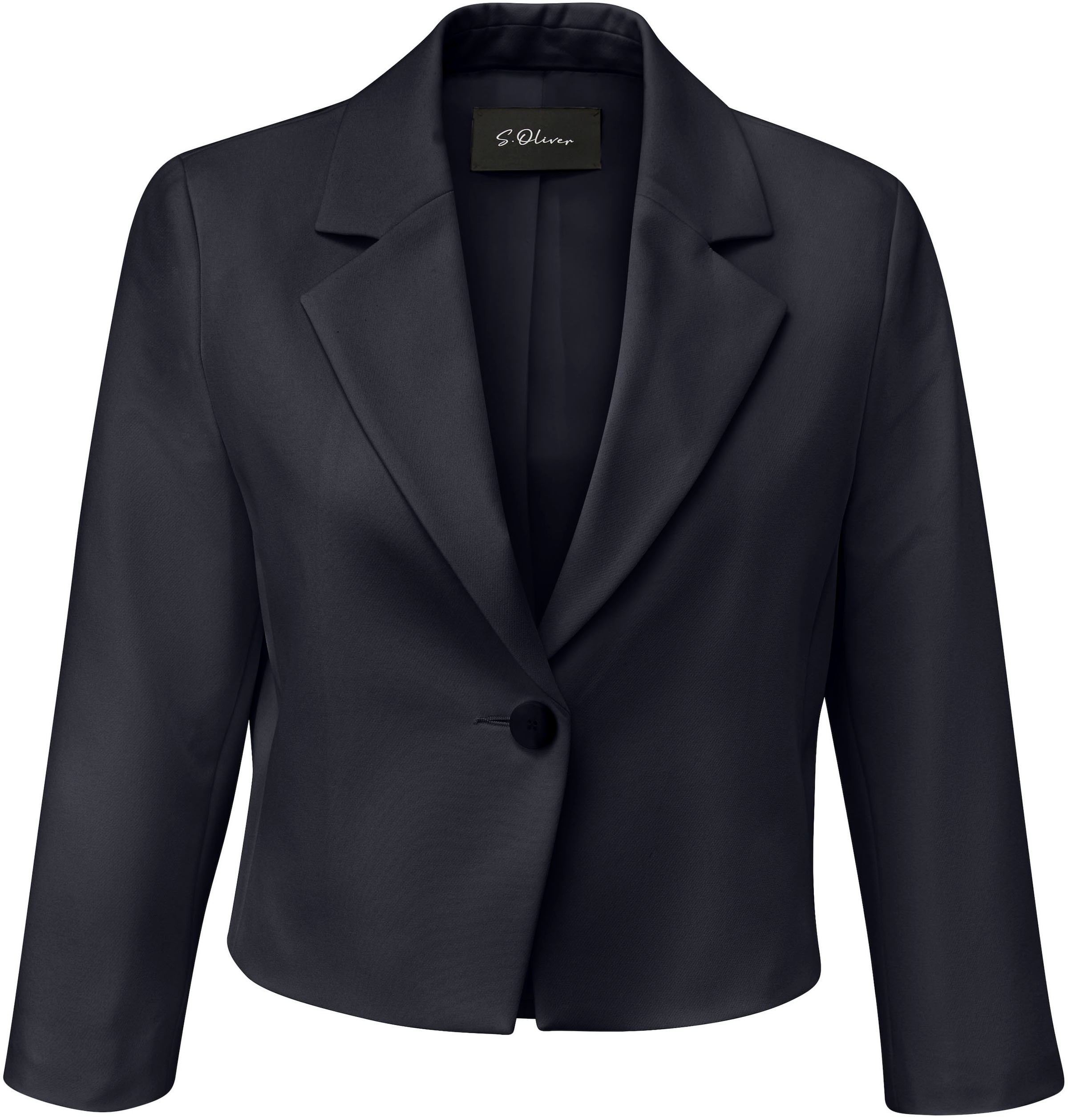 s.Oliver BLACK LABEL Kurzblazer 3/4-Arm mit Stretch günstig online kaufen