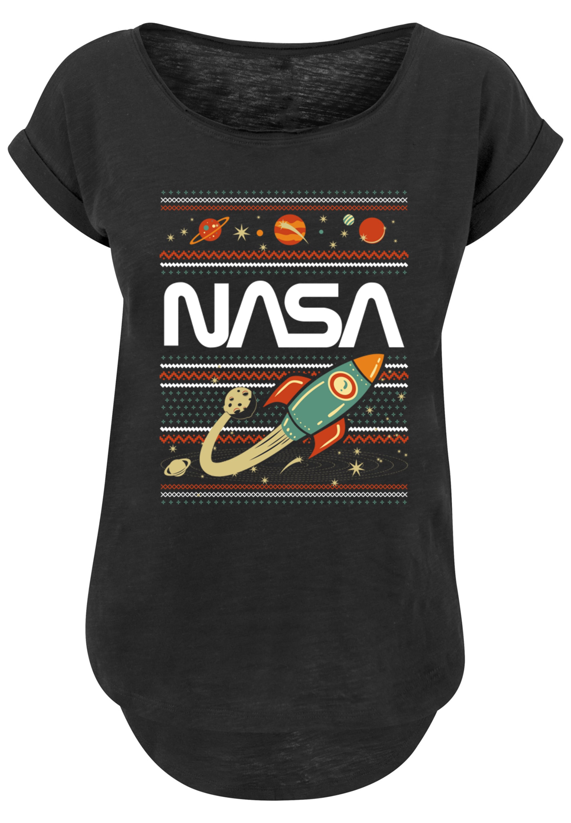 F4NT4STIC T-Shirt »NASA Fair Isle'«, Print