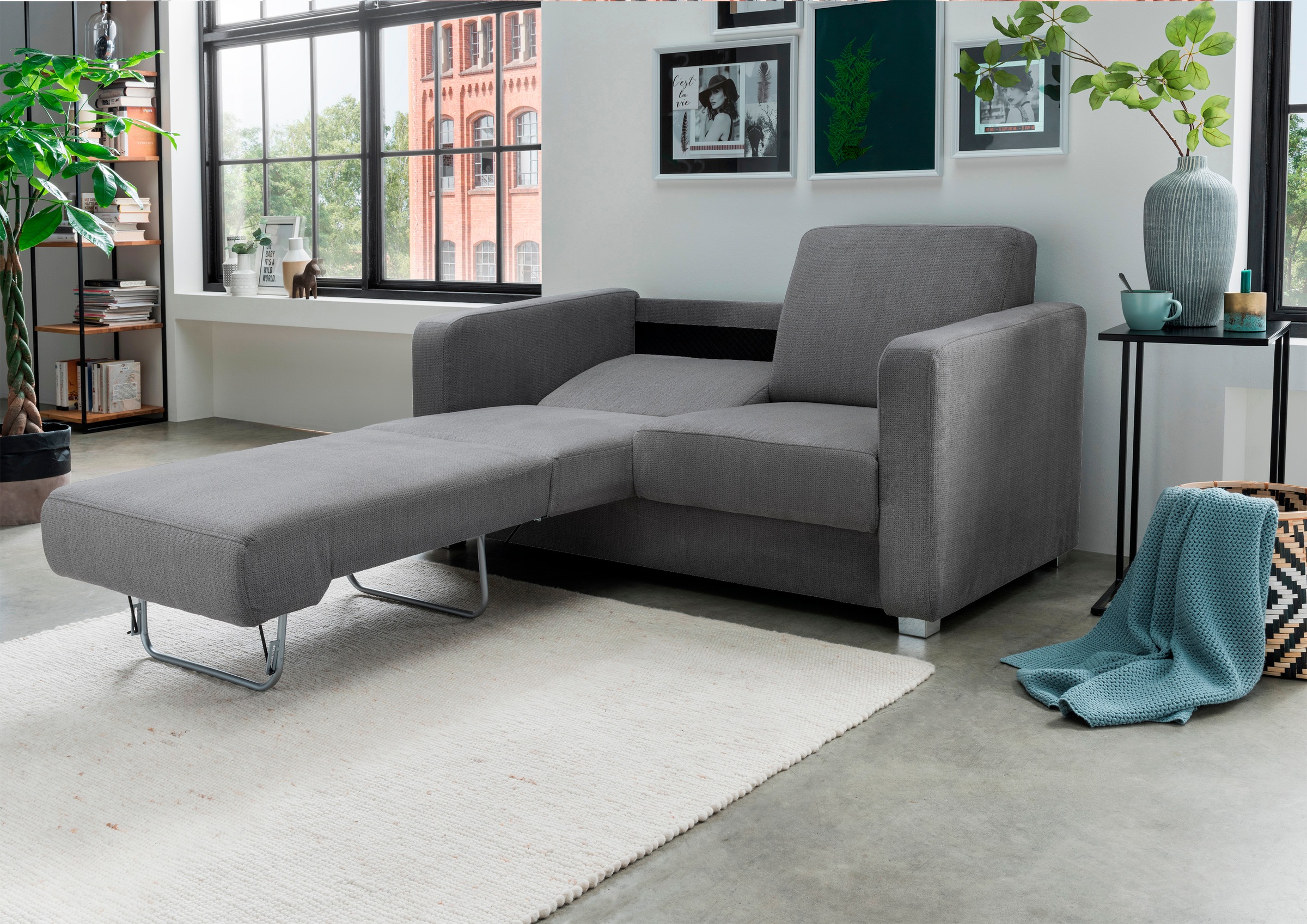 Home affaire Schlafsofa "Mia Problemlöser Sofa, Einzelauszug, Bettsofa, zei günstig online kaufen