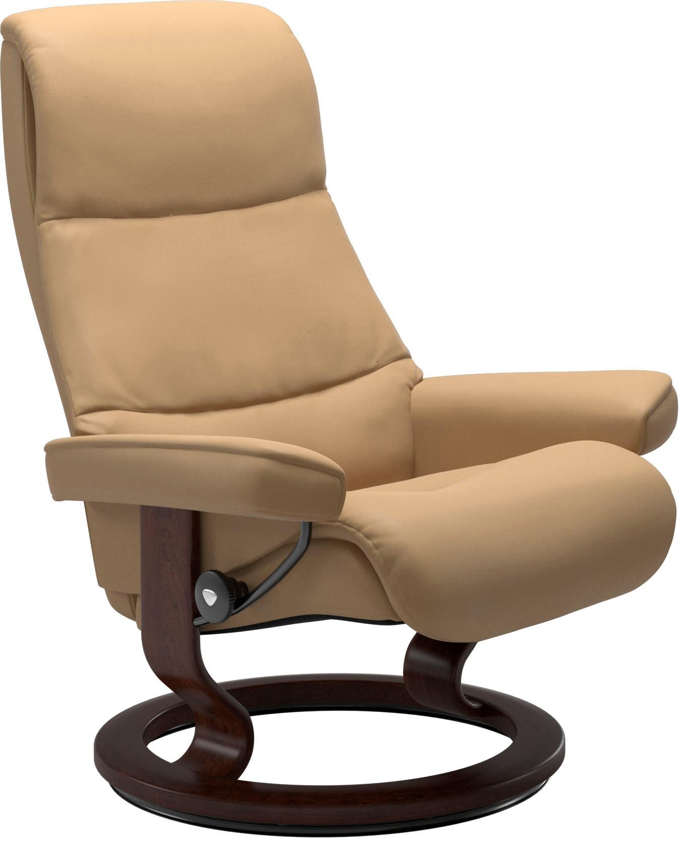 Stressless Relaxsessel "View" mit Classic Base, Größe L, Gestell Braun günstig online kaufen