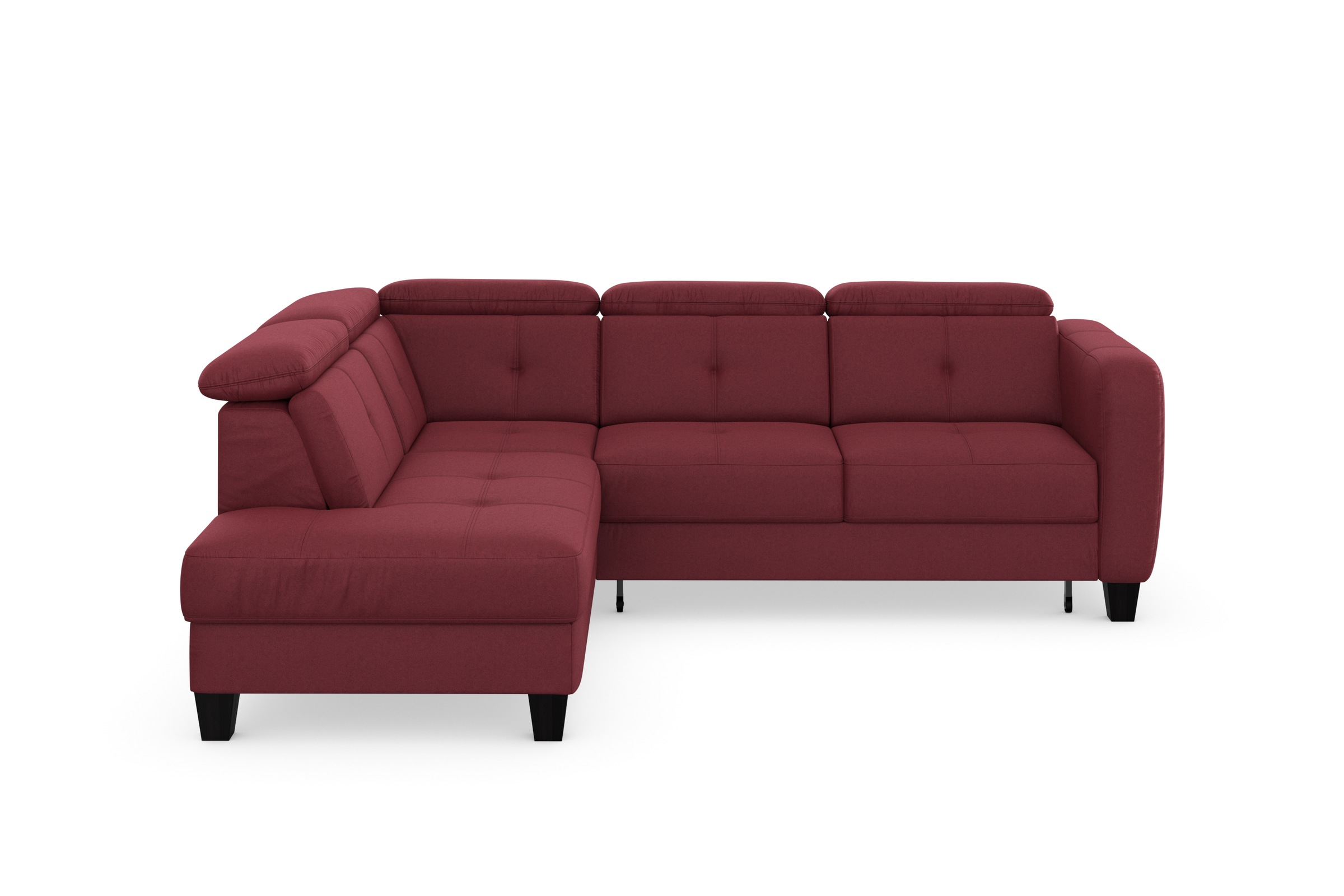 sit&more Ecksofa "Belluci L-Form", inklusive Federkern, wahlweise mit Bettf günstig online kaufen