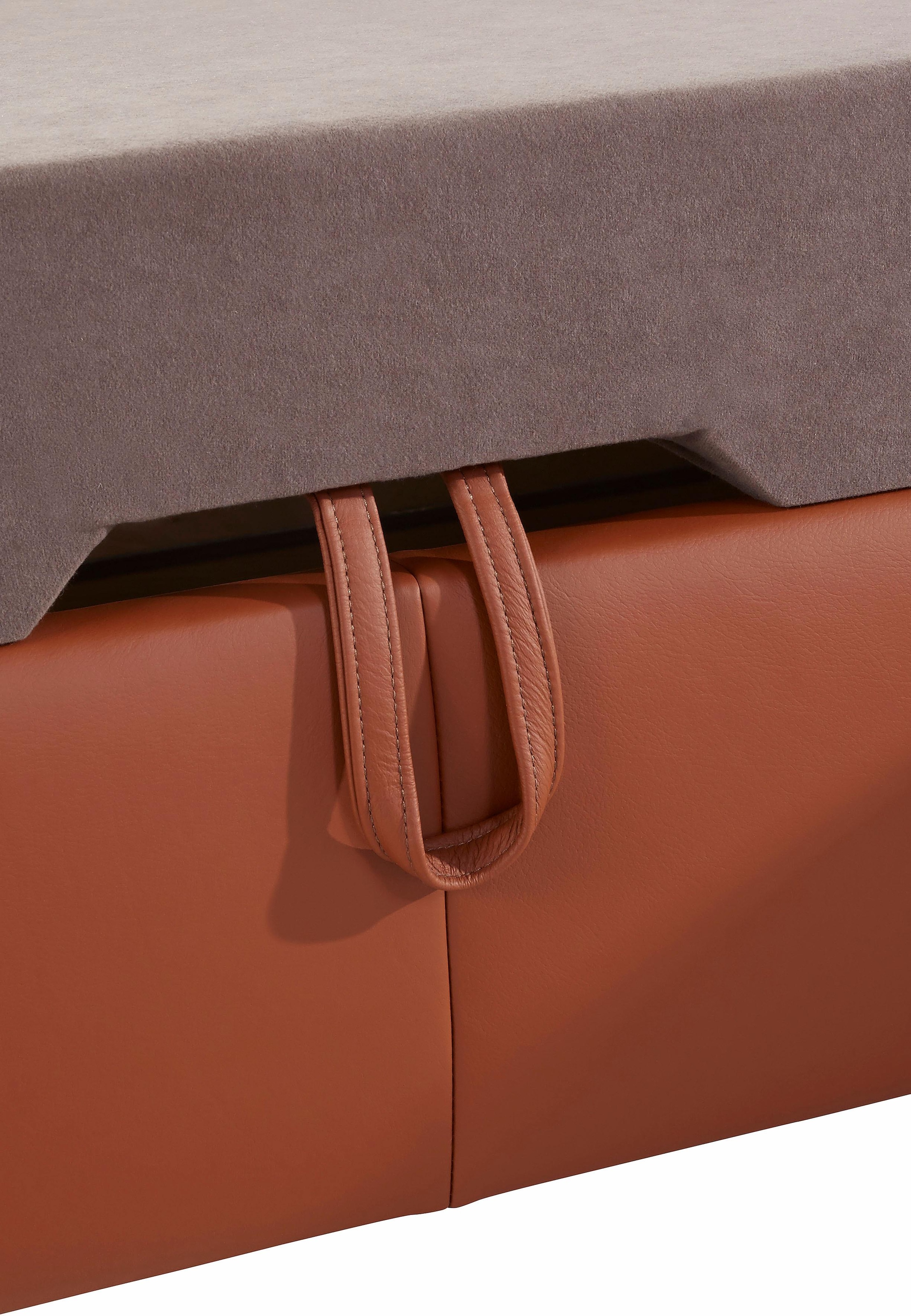 exxpo - sofa fashion Ecksofa »Spring, super bequem und komfortabel mit Armteil- und Kopfteilfunktion«, wahlweise mit Bettfunktion und Bettkasten, L-Form
