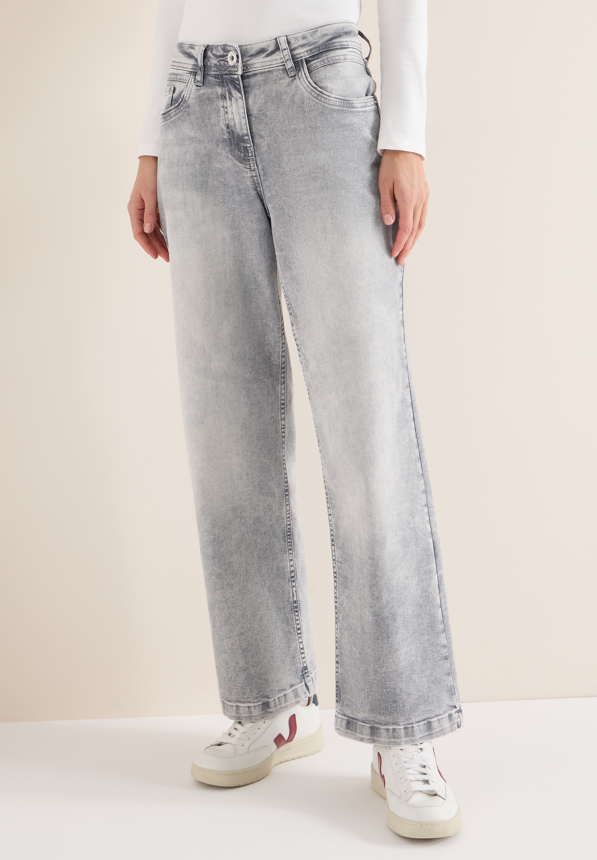 Cecil Loose-fit-Jeans High Waist
