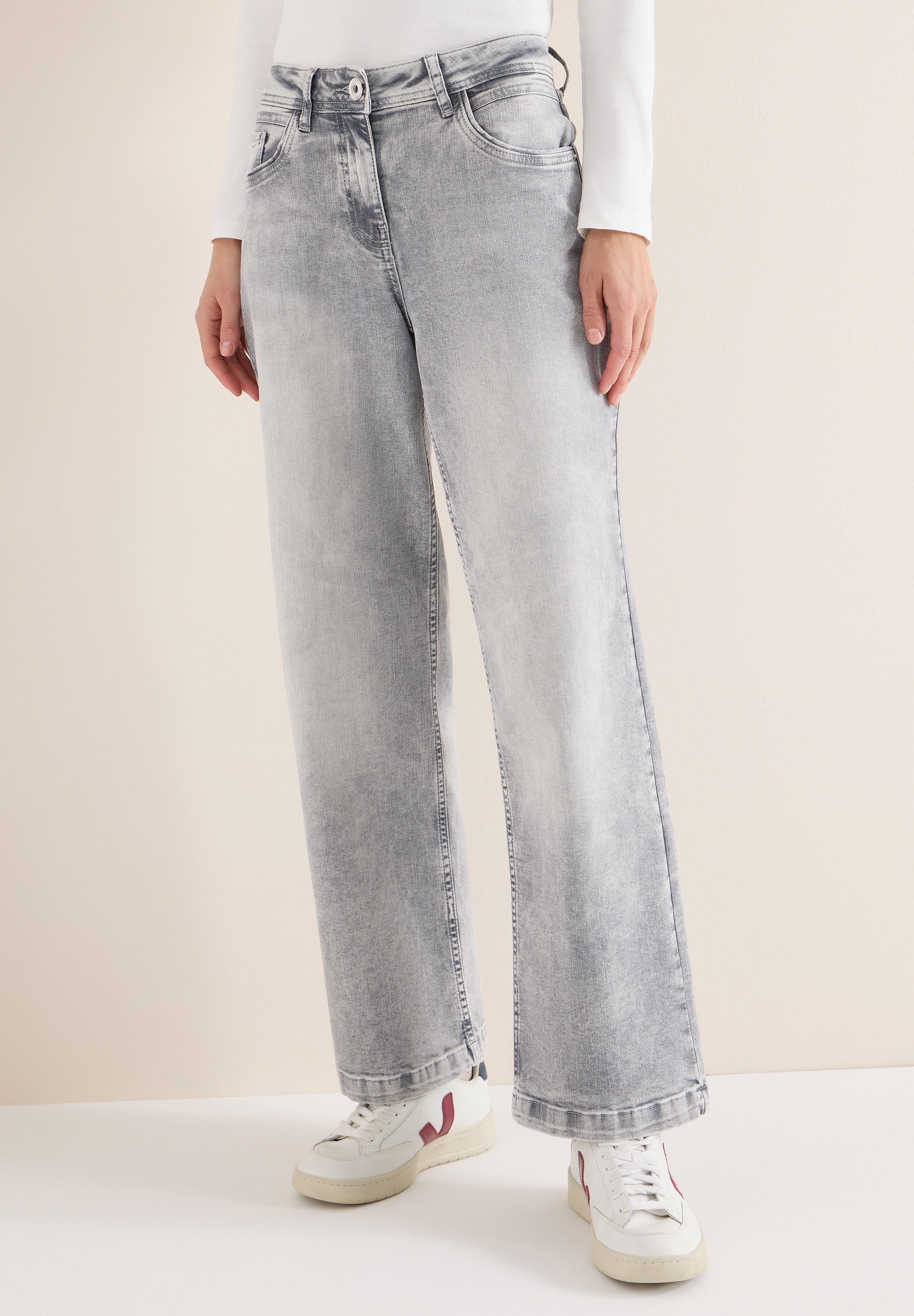 Cecil Loose-fit-Jeans High Waist günstig online kaufen