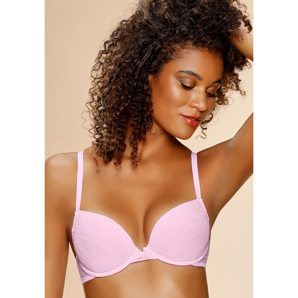 petite fleur Push-up-BH, (Packung, 3 Stück)