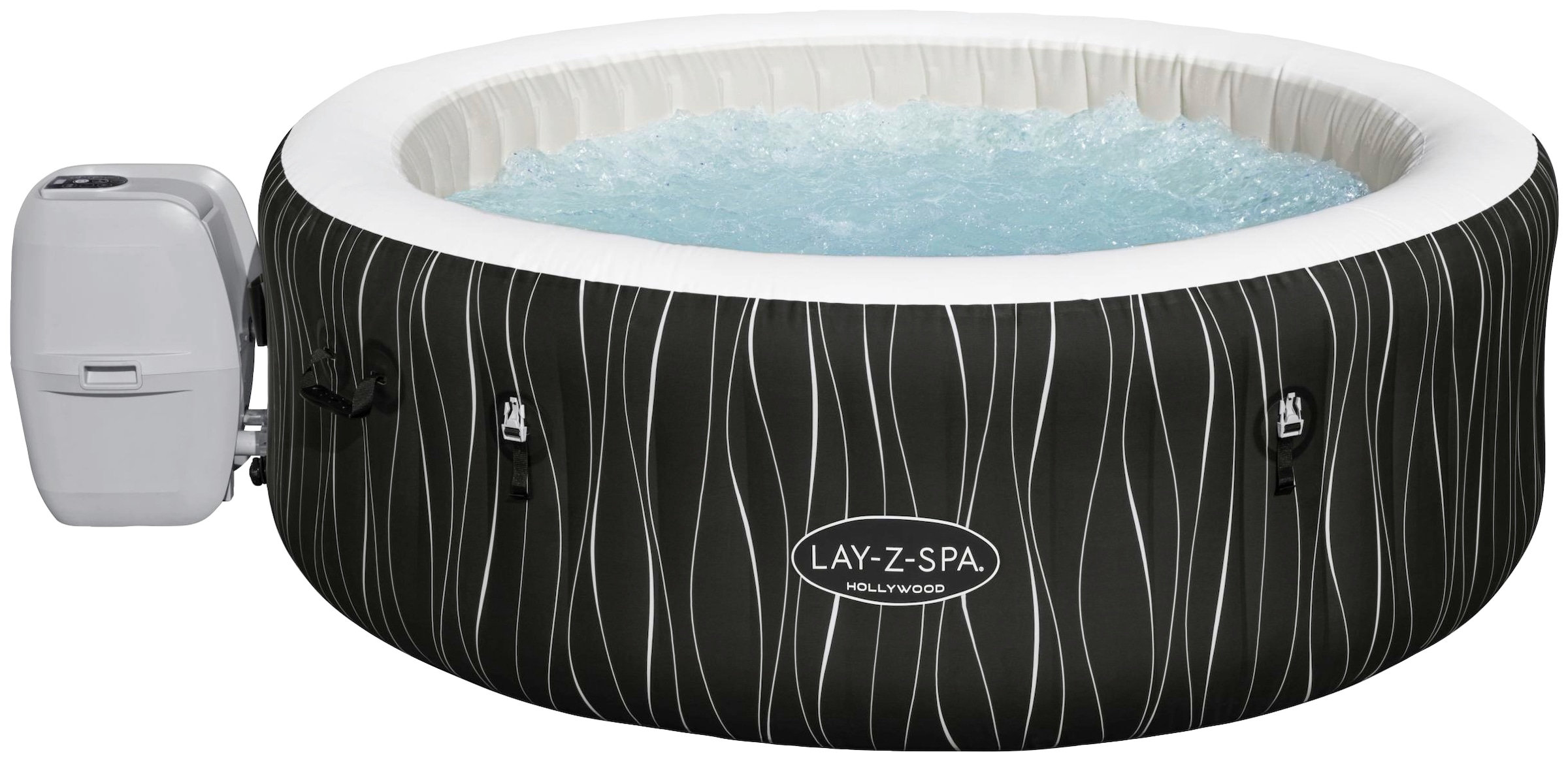 Bestway Whirlpool »LAY-Z-SPA® LED-Hollywood AirJet™«, ØxH: 196x66 cm, für bis zu 6 Personen