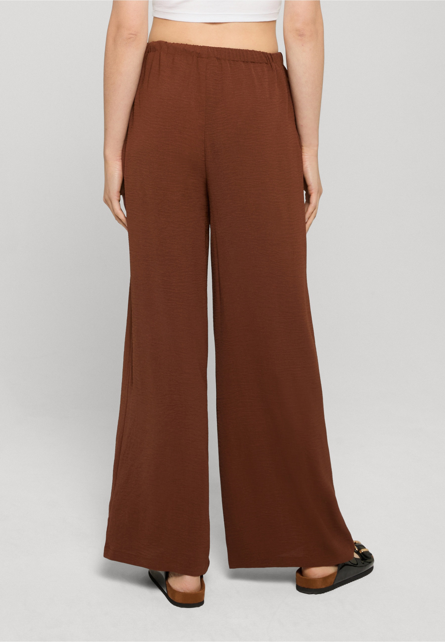 URBAN CLASSICS Stoffhose »Urban Classics Ladies Structured Wideleg Pants«