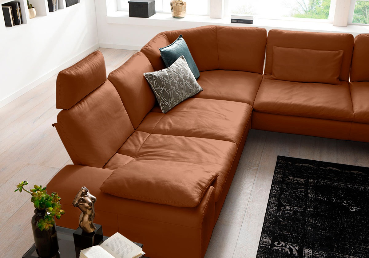 W.SCHILLIG Ecksofa "valentinoo, Designsofa, elegant und bequem, L-Form", (S günstig online kaufen