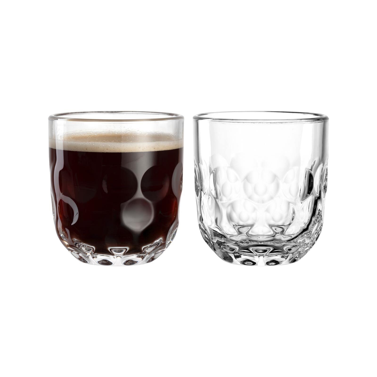 LEONARDO Latte-Macchiato-Glas "Kaffeegläser (1) Gocce 220 ml 2er Set transp günstig online kaufen