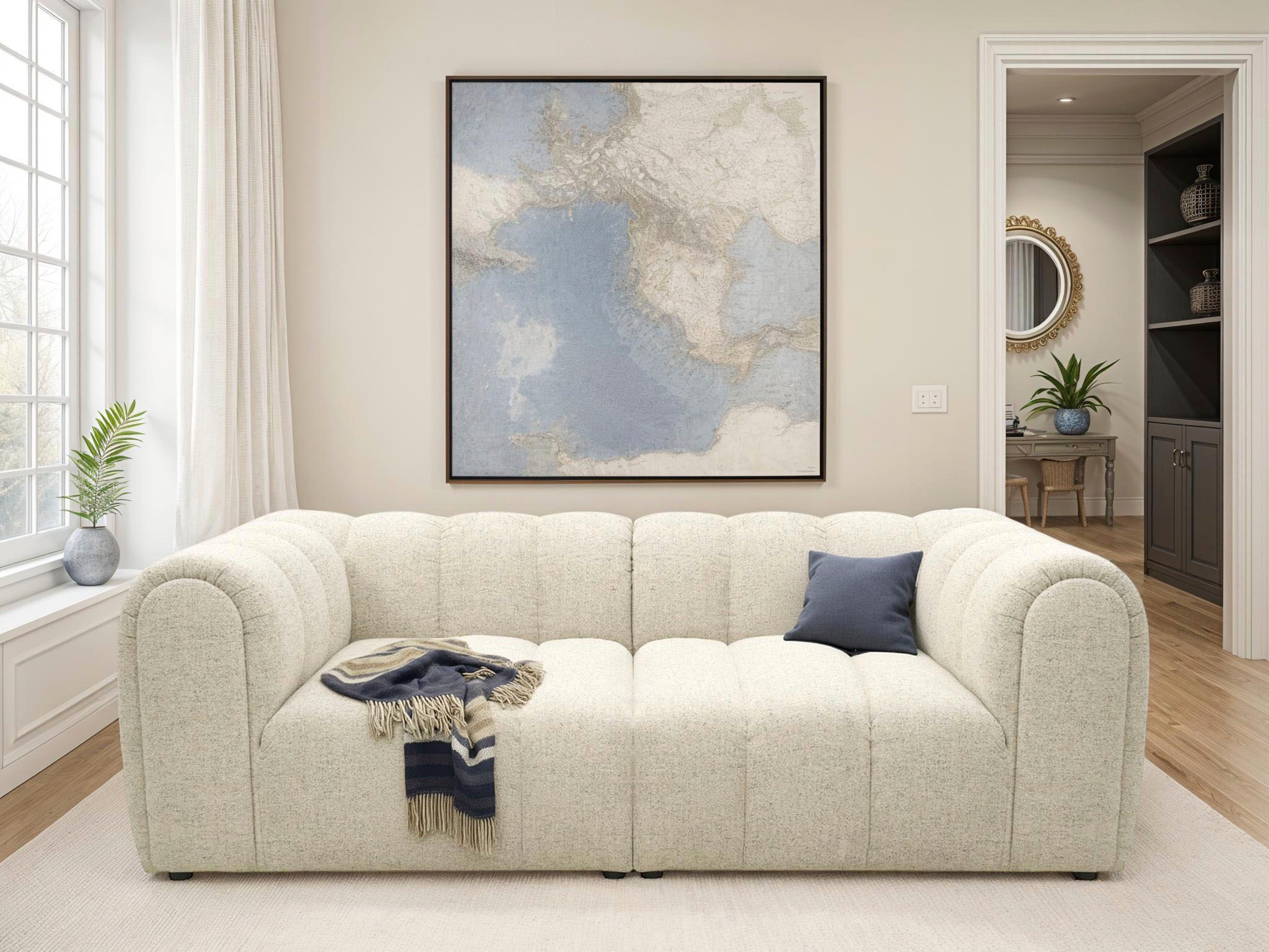 DOMO collection Big-Sofa "Odense Megasofa in 2 Breiten, Taschenfederkernunt günstig online kaufen