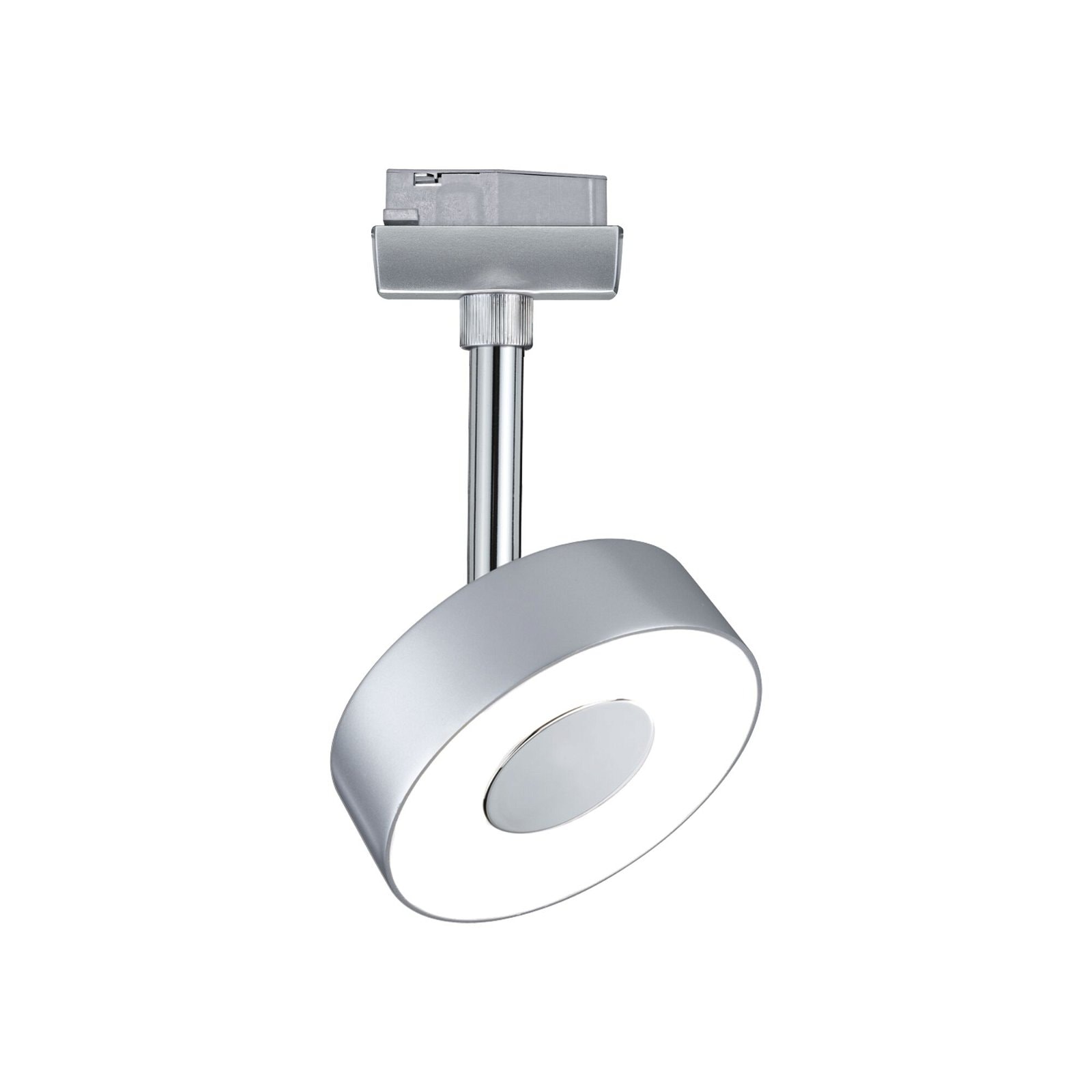 Paulmann Schienensystem-Leuchten »URail Schienenspot Circle Einzelspot 222lm 5,3W 2700K 230V Chrom matt«, dimmbar, Einzelspot
