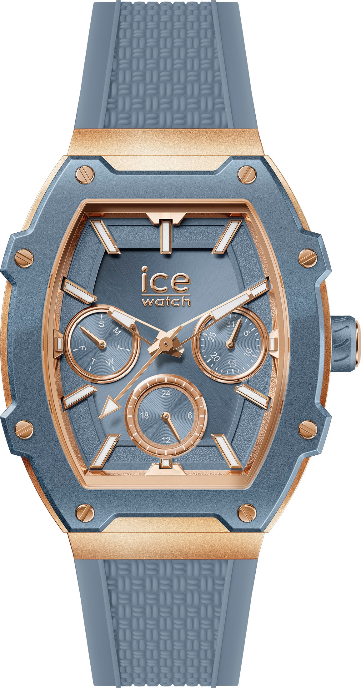 Multifunktionsuhr »ICE boliday - Steel - Medium - MT«, Quarzuhr, Armbanduhr, Damenuhr,...