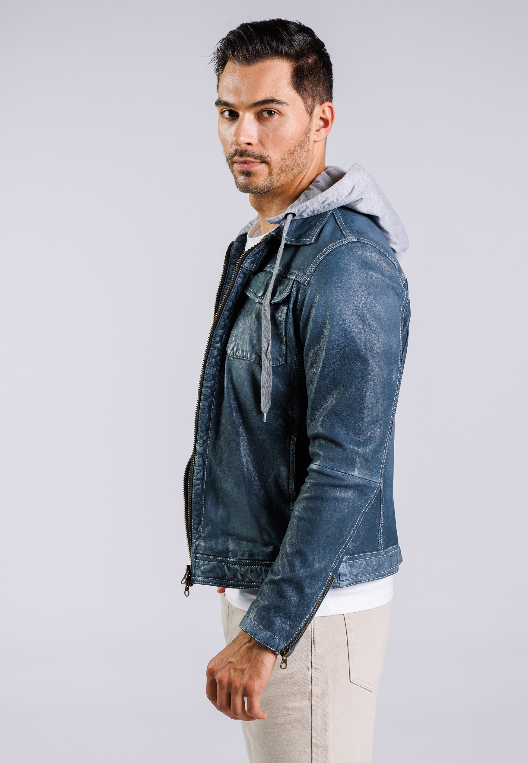 Freaky Nation Lederjacke »Cool Sky-FN«