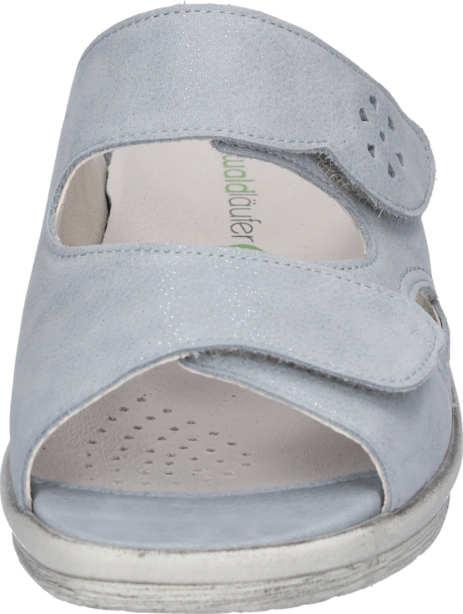 Waldläufer Pantolette »Merle«  Hausschuh, Bequemschuh, Keilpantolette mit Klettverschlüssen, M-Weite