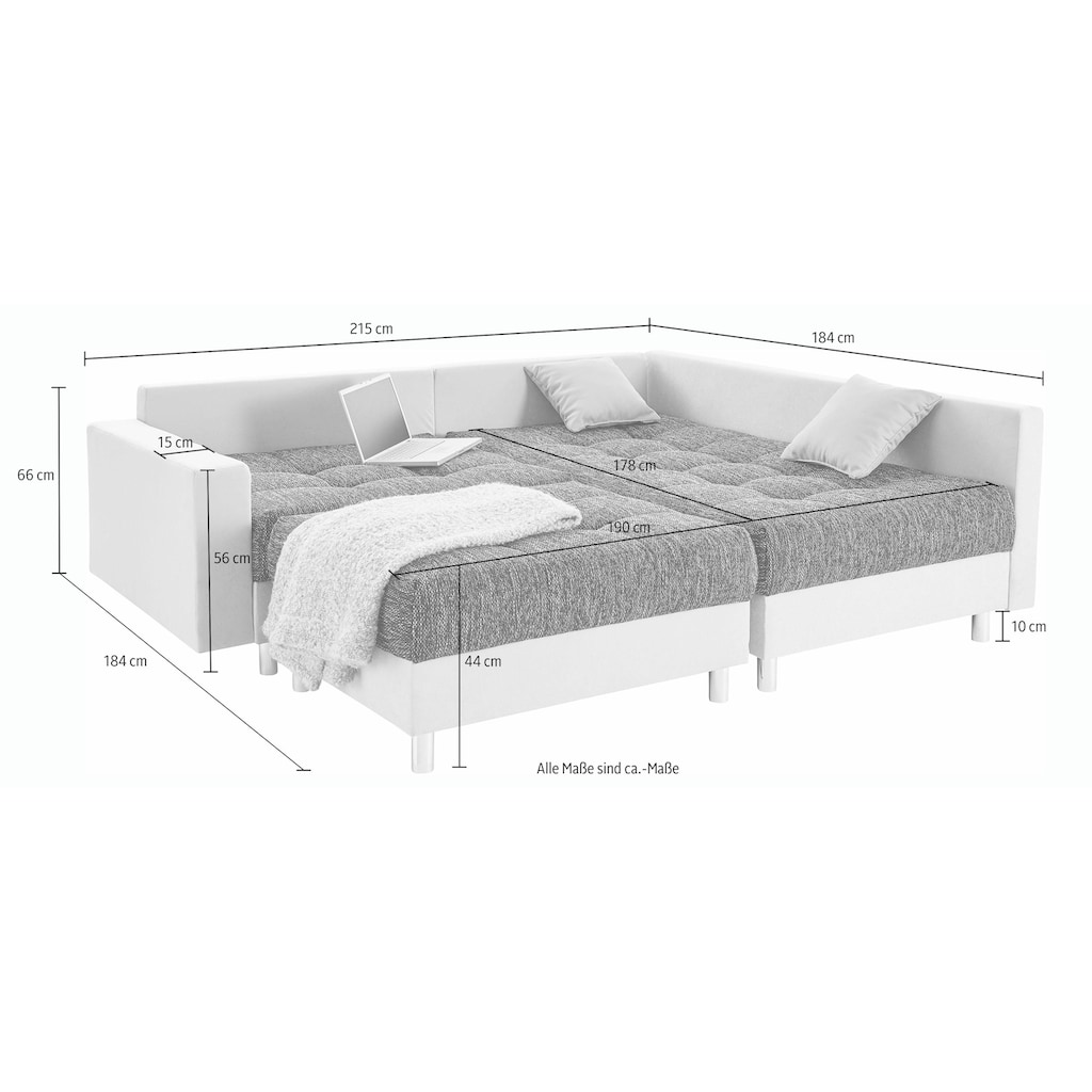 COLLECTION AB Ecksofa »Antonia L-Form«