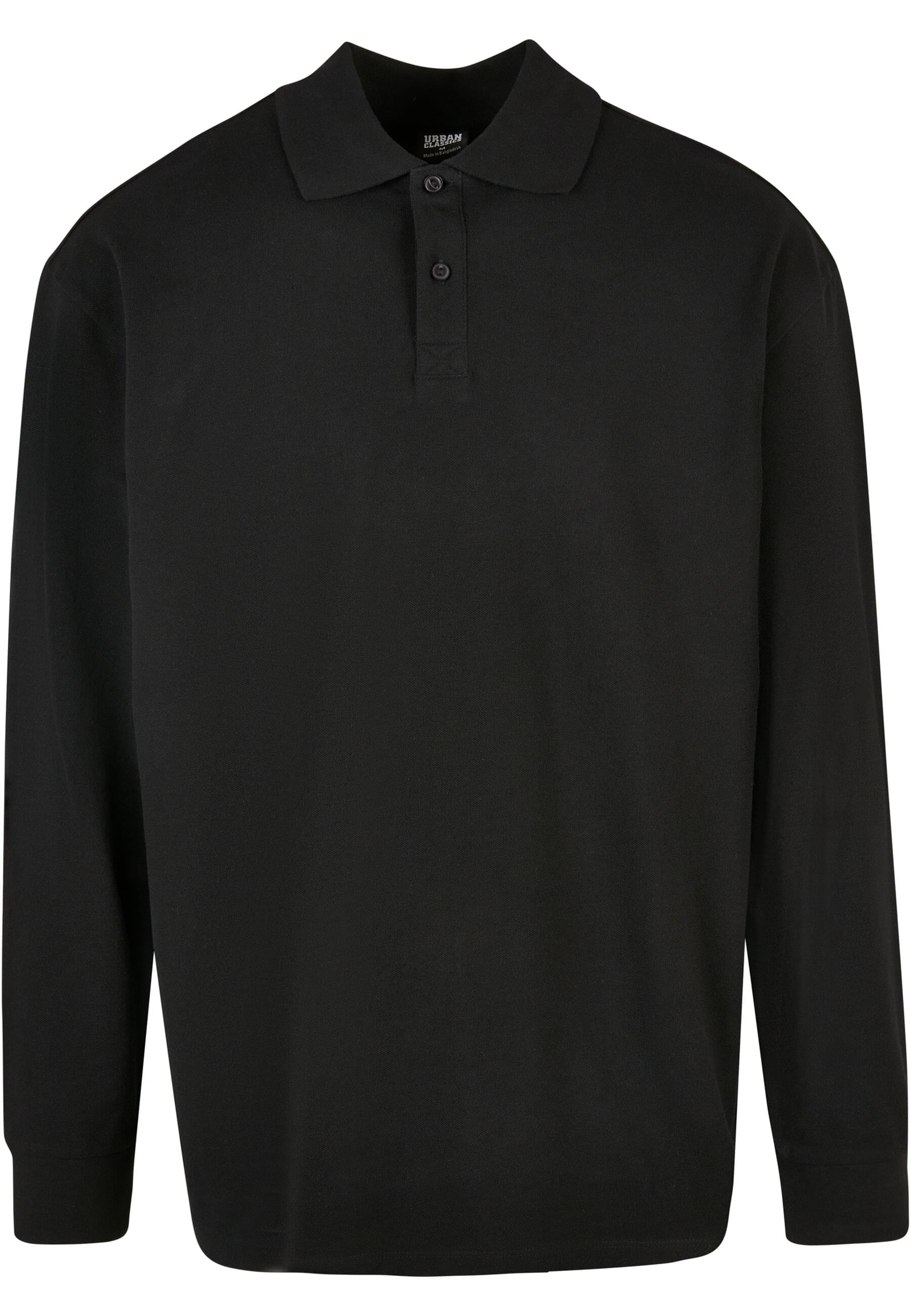 URBAN CLASSICS Poloshirt »Urban Classics Herren Boxy Polo Longsleeve«, (1 tlg.)