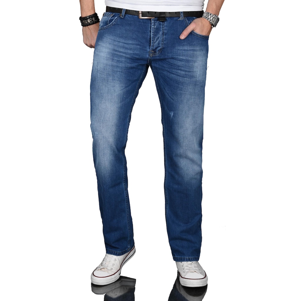 Alessandro Salvarini Regular-fit-Jeans »ASJulio« mit geradem Bein JN9136