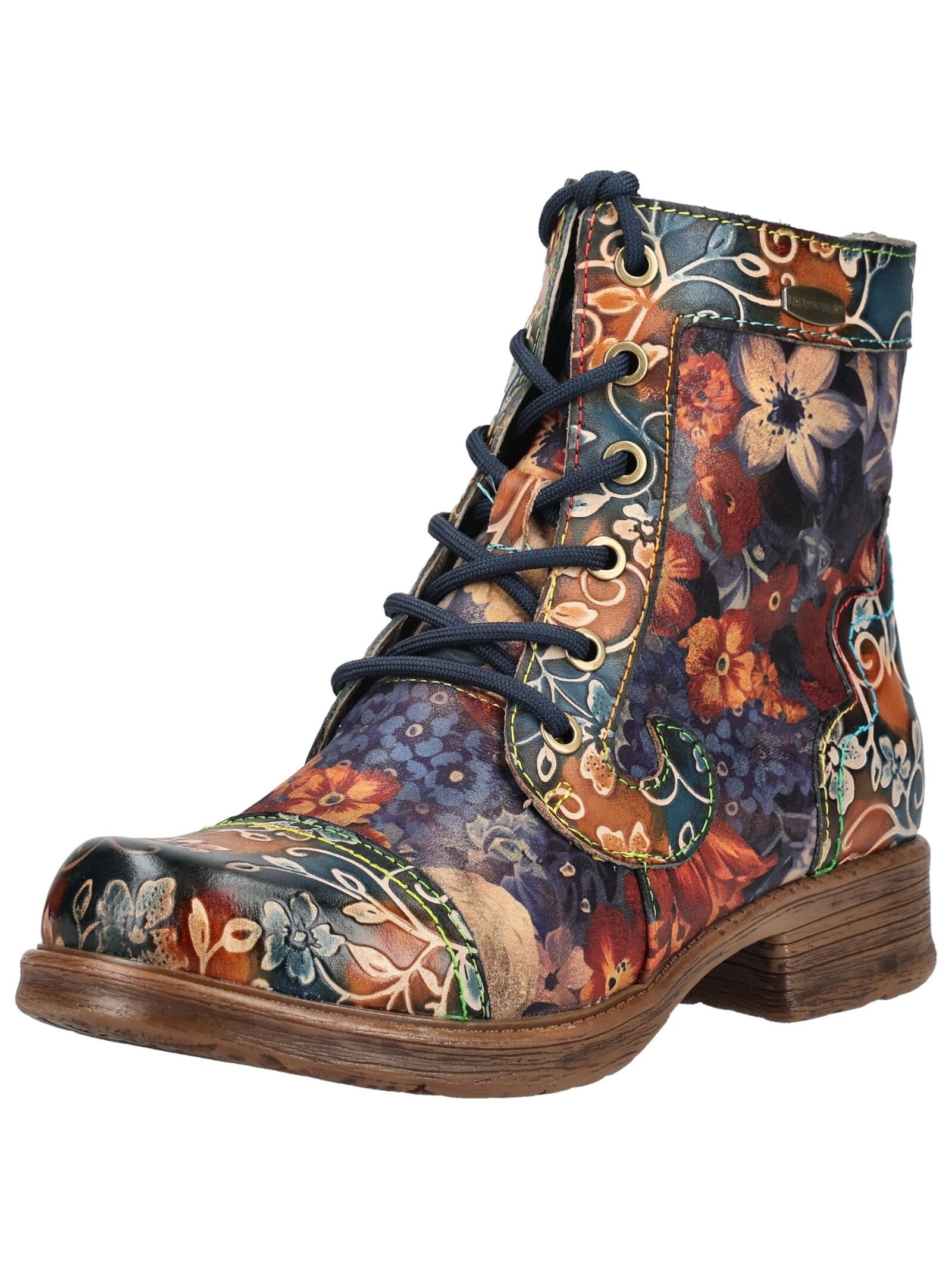 LAURA VITA Schnürstiefelette »LAURA VITA Stiefelette Leder/Textil«