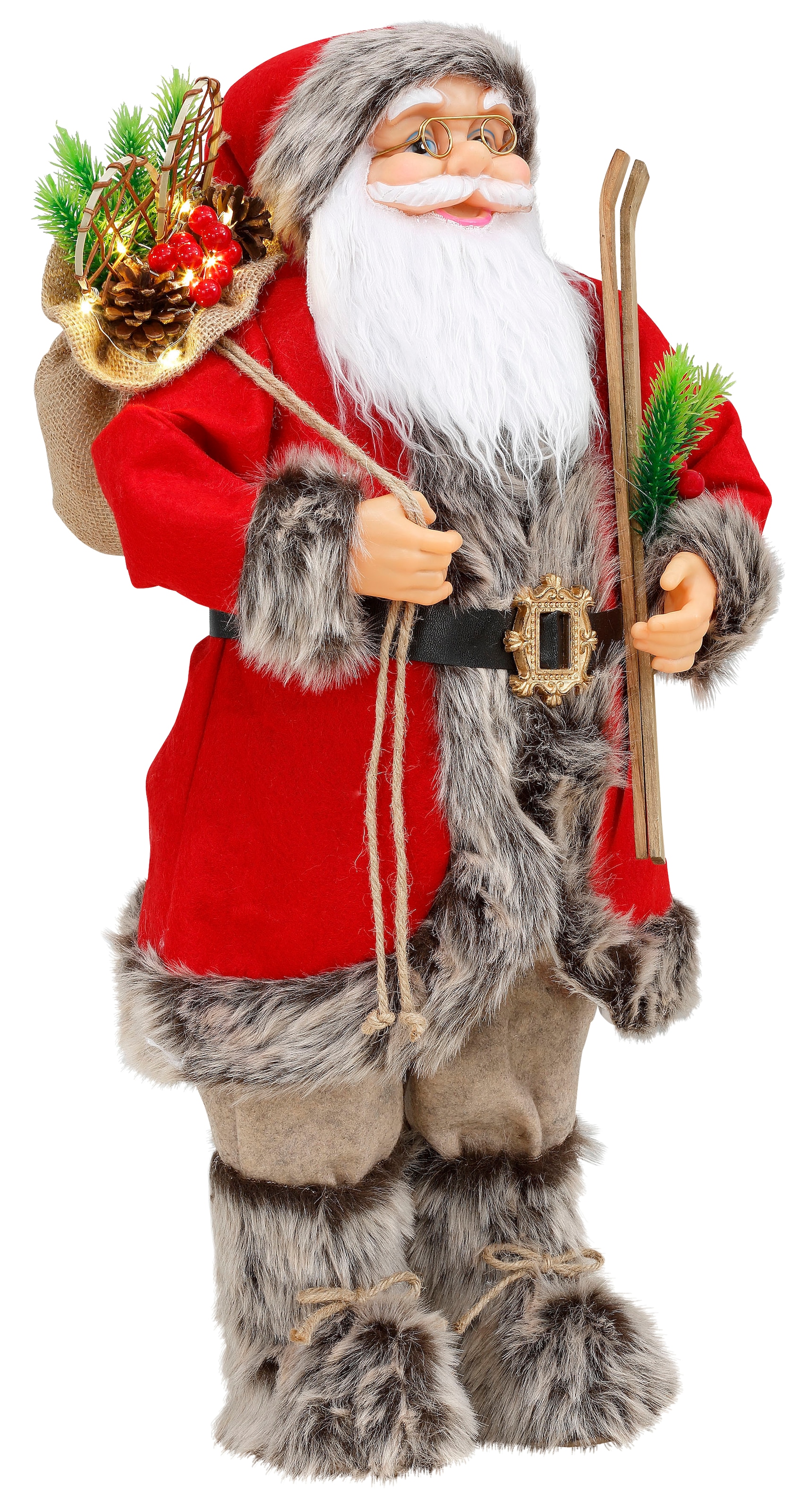 BONETTI LED Dekofigur »Weihnachtsdeko«, Weihnachtsmann, Höhe ca. 60 cm  bestellen | BAUR