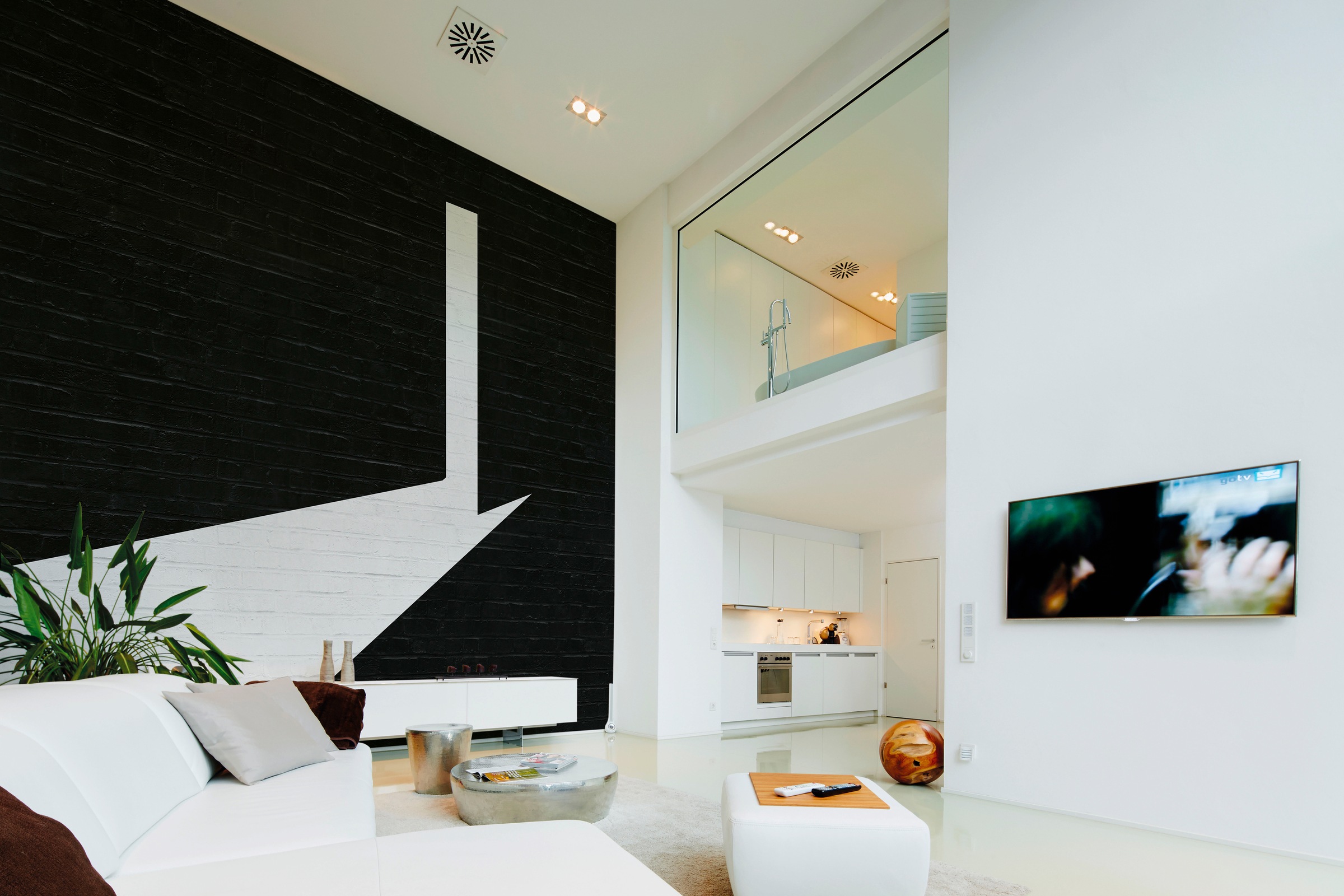 Architects Paper Fototapete »Atelier 47 Duo Colour Brick 2«, Steinoptik, 3D Fototapete Grafisch 200 g Vlies Premium Tapete Steinoptik