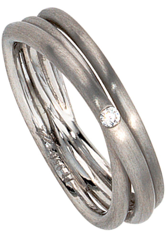 JOBO Fingerring »Ring mit Diamant«, 950 Platin
