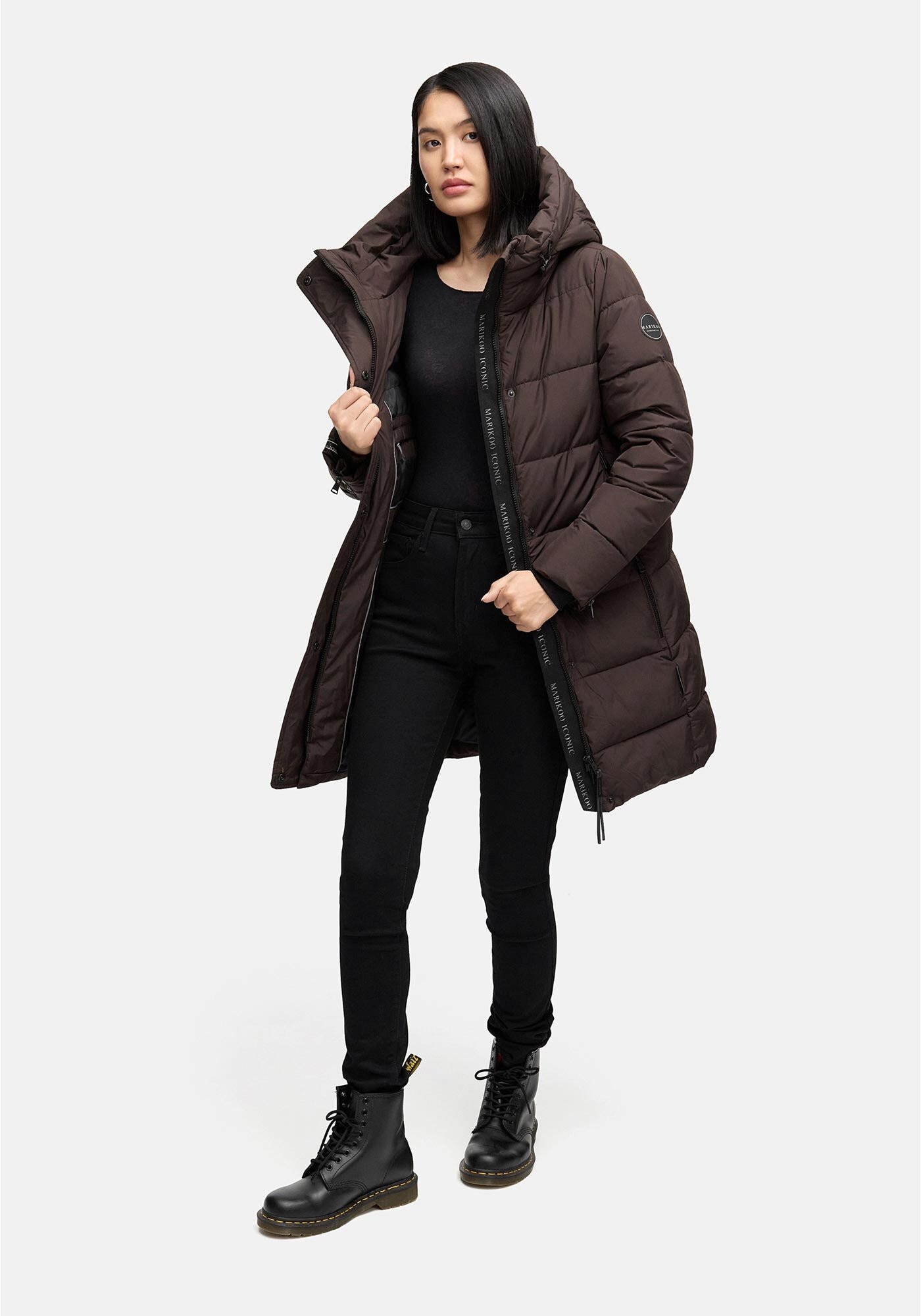Marikoo Winterjacke »Karumikoo XVI« mit großer Kapuze