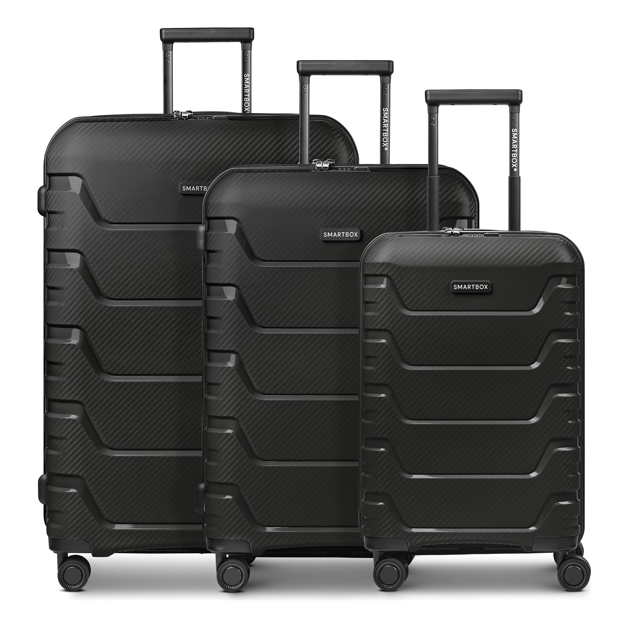 Smartbox "Edition 01 4 Rollen Kofferset 3-teilig mit Dehnfalte"