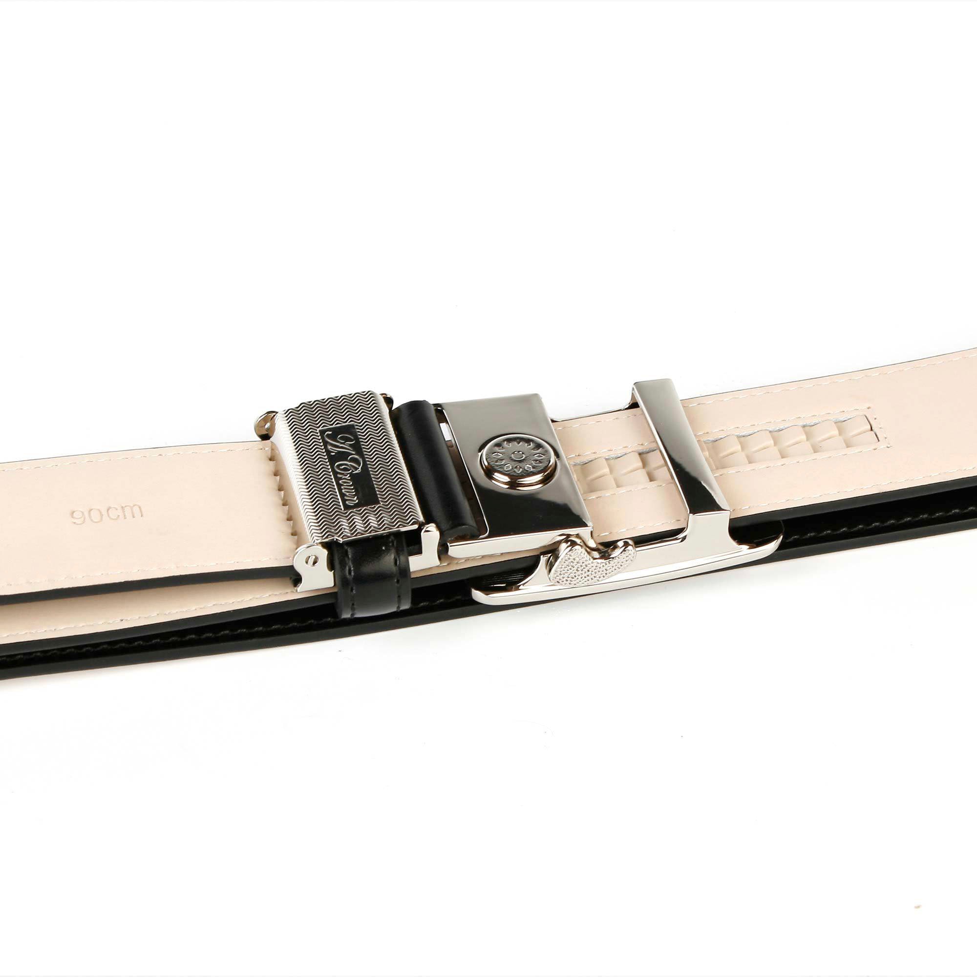 Anthoni Crown Ledergürtel, mit Kontrast Stitching